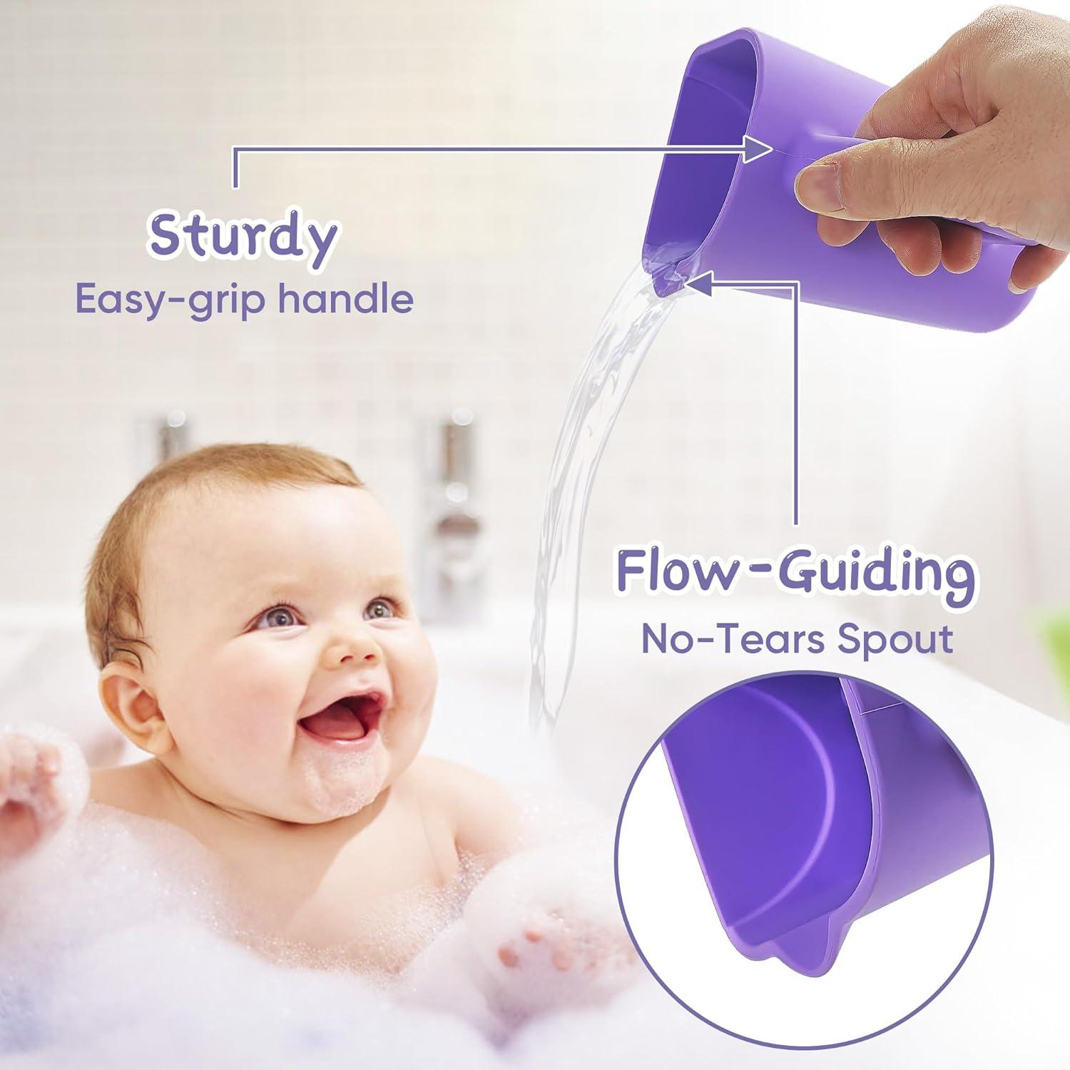 Taza de Enjuague para Bebés EASICUTI Silicona Morado 210g