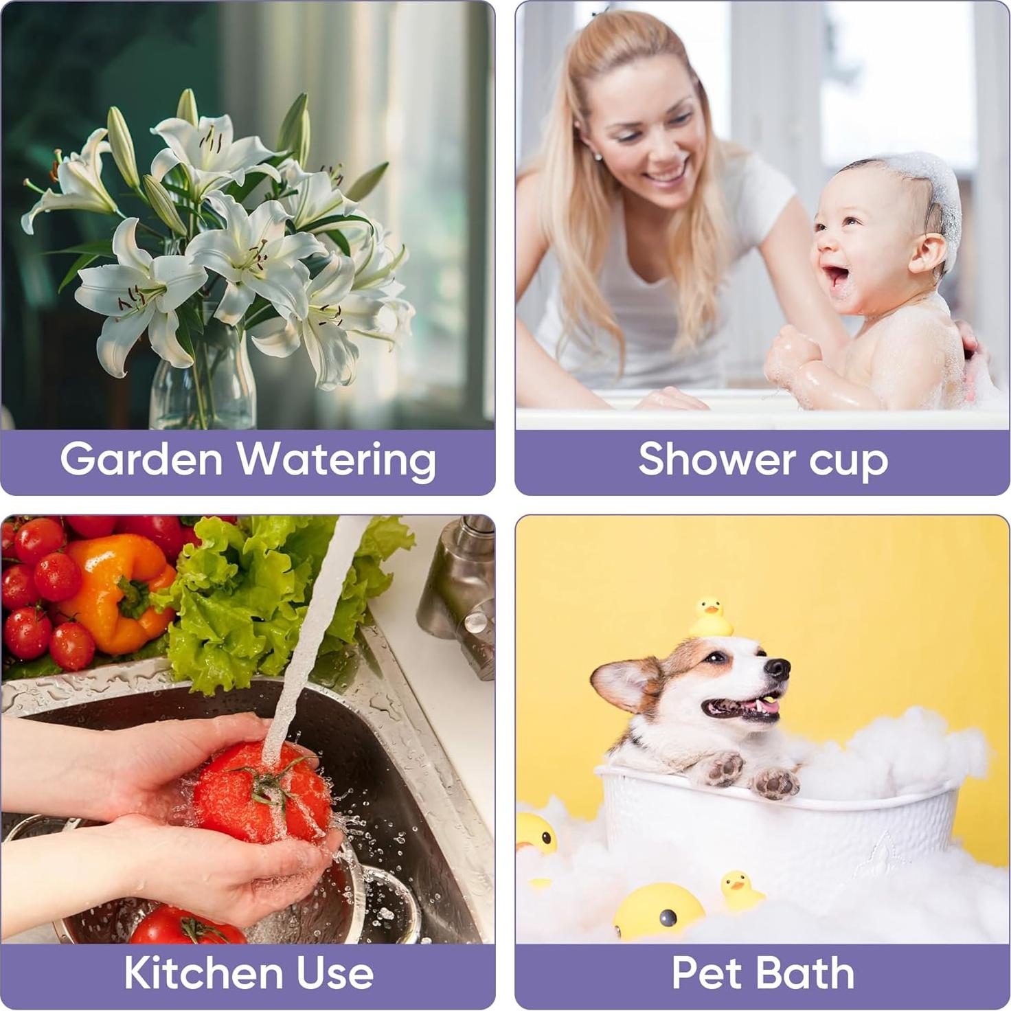 Taza de Enjuague para Bebés EASICUTI Silicona Morado 210g