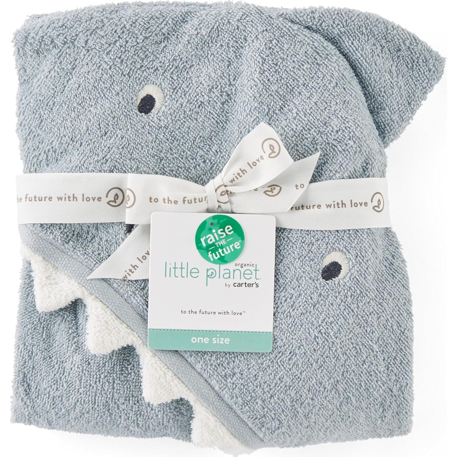 Toalla de Baño Orgánica Pequeño Planeta Carter's Unisex Bebé