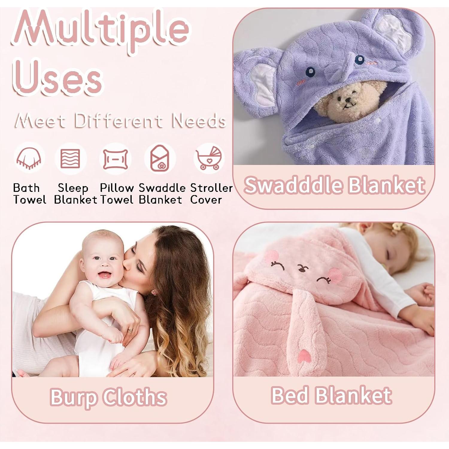 Juego de 2 Toallas con Capucha FOINEMYED 70x140 cm Niños