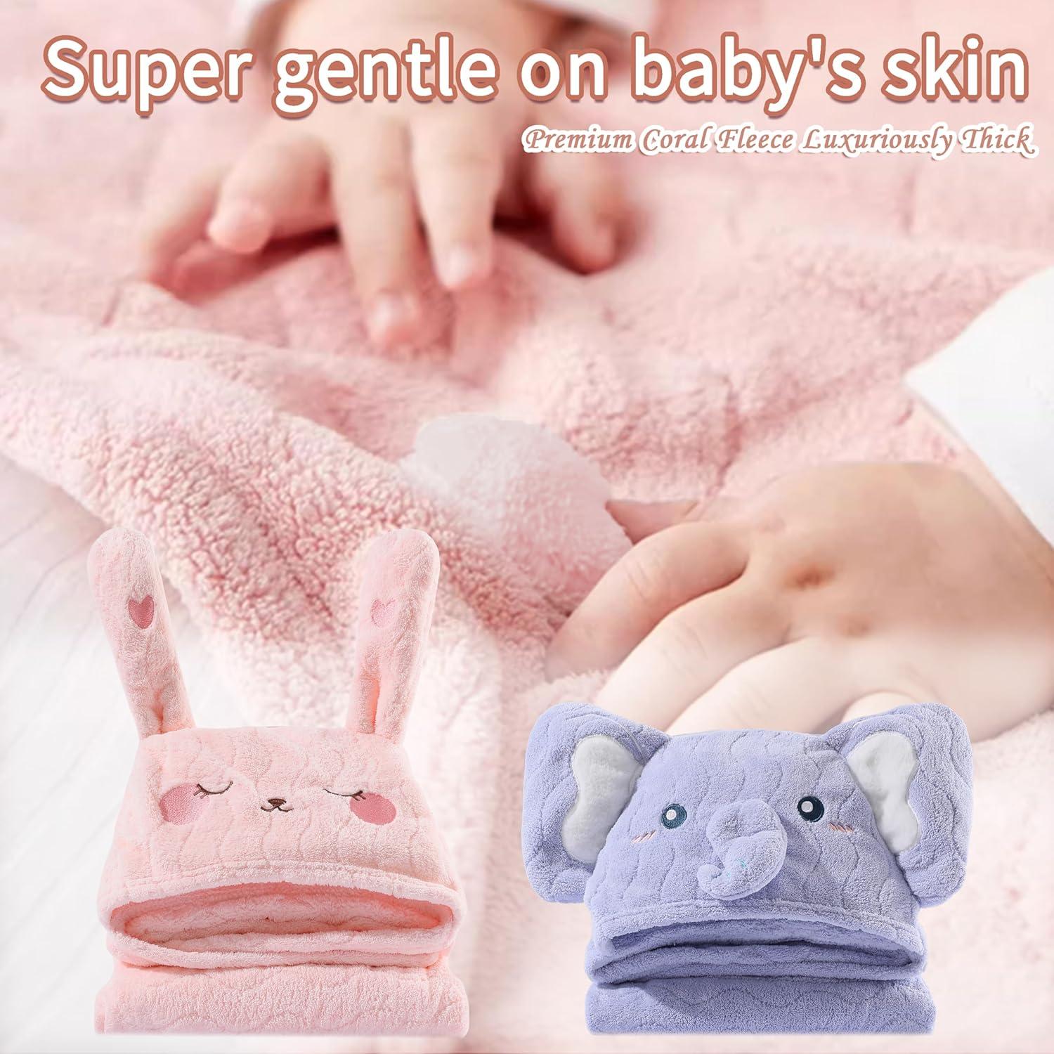 Juego de 2 Toallas con Capucha FOINEMYED 70x140 cm Niños