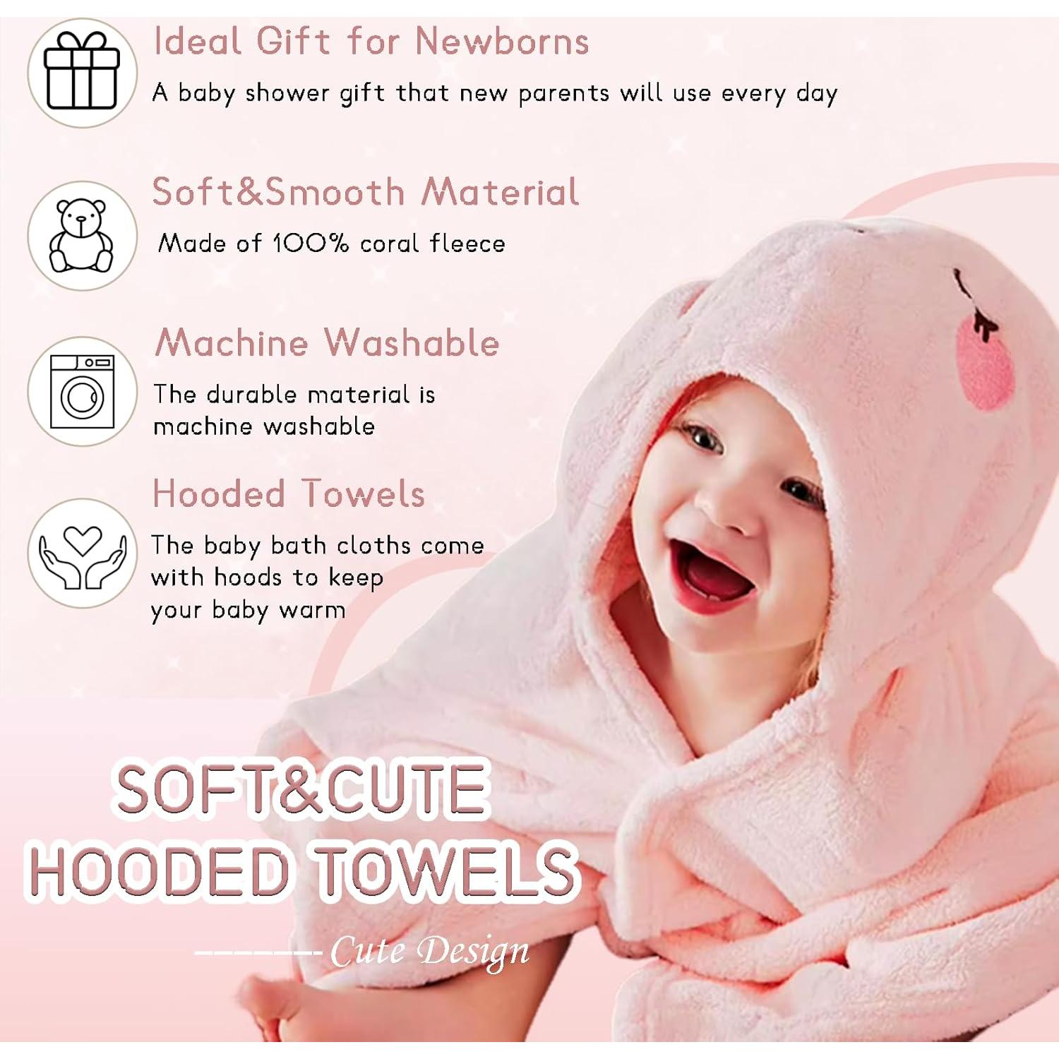 Juego de 2 Toallas con Capucha FOINEMYED 70x140 cm Niños