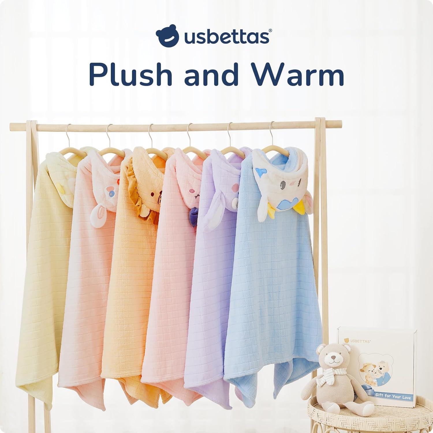 Toalla con Capucha USBettas León 124.5x78.7 cm Suave y Absorbente