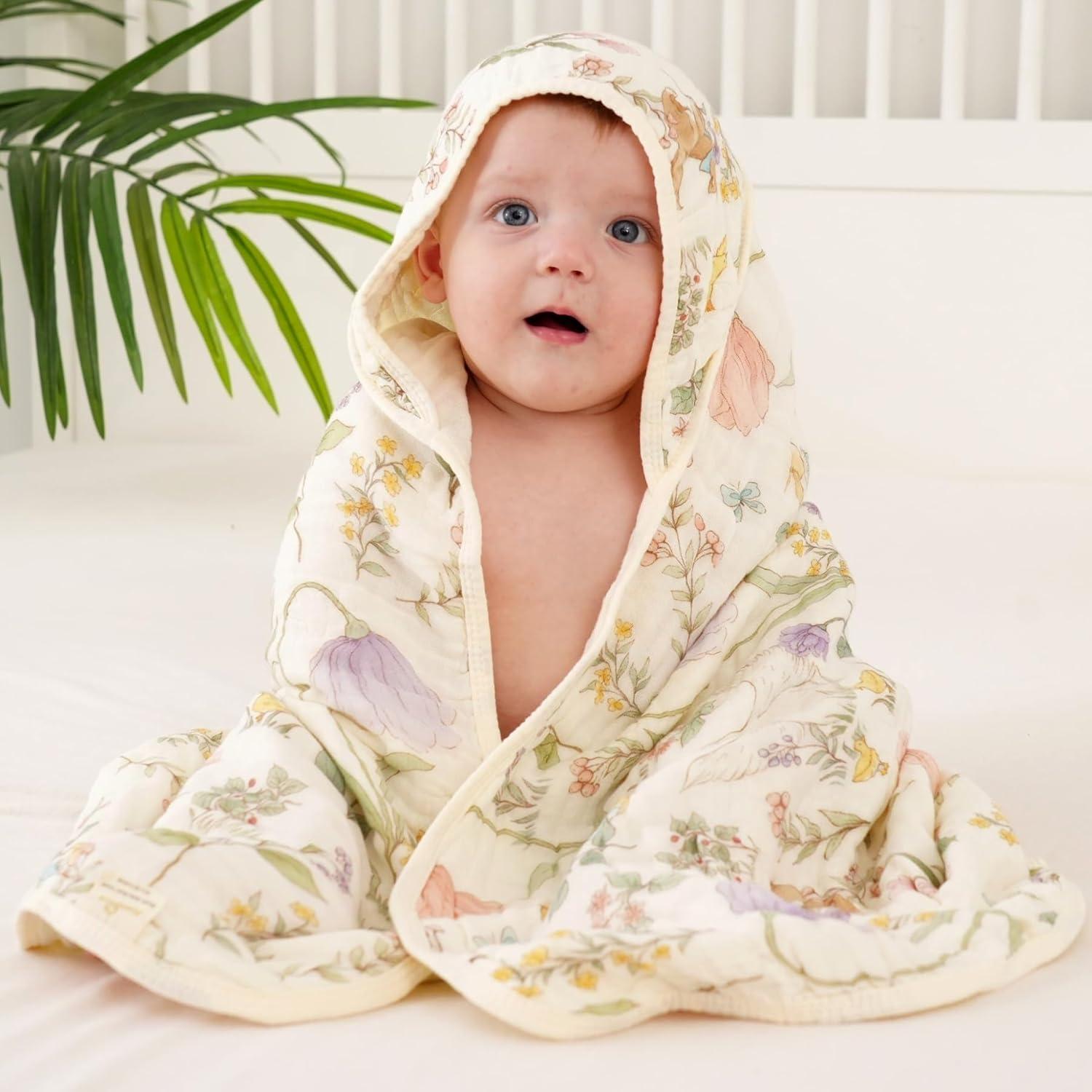 Juego de Toallas de Muselina HardNok 4 Piezas 81x81 cm