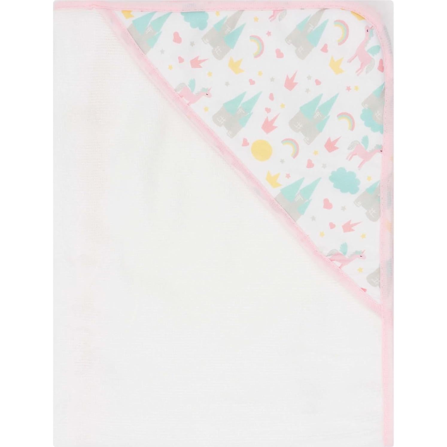 Toallas de Bebé con Capucha Little Celebrity 3 Piezas Unicornio