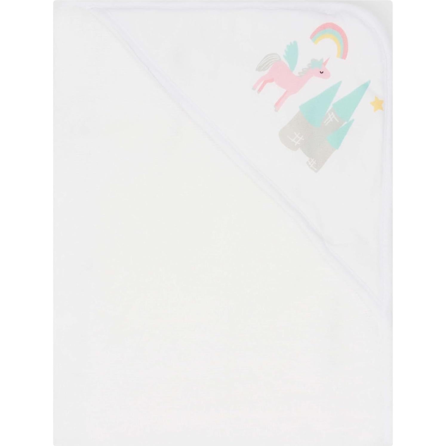 Toallas de Bebé con Capucha Little Celebrity 3 Piezas Unicornio