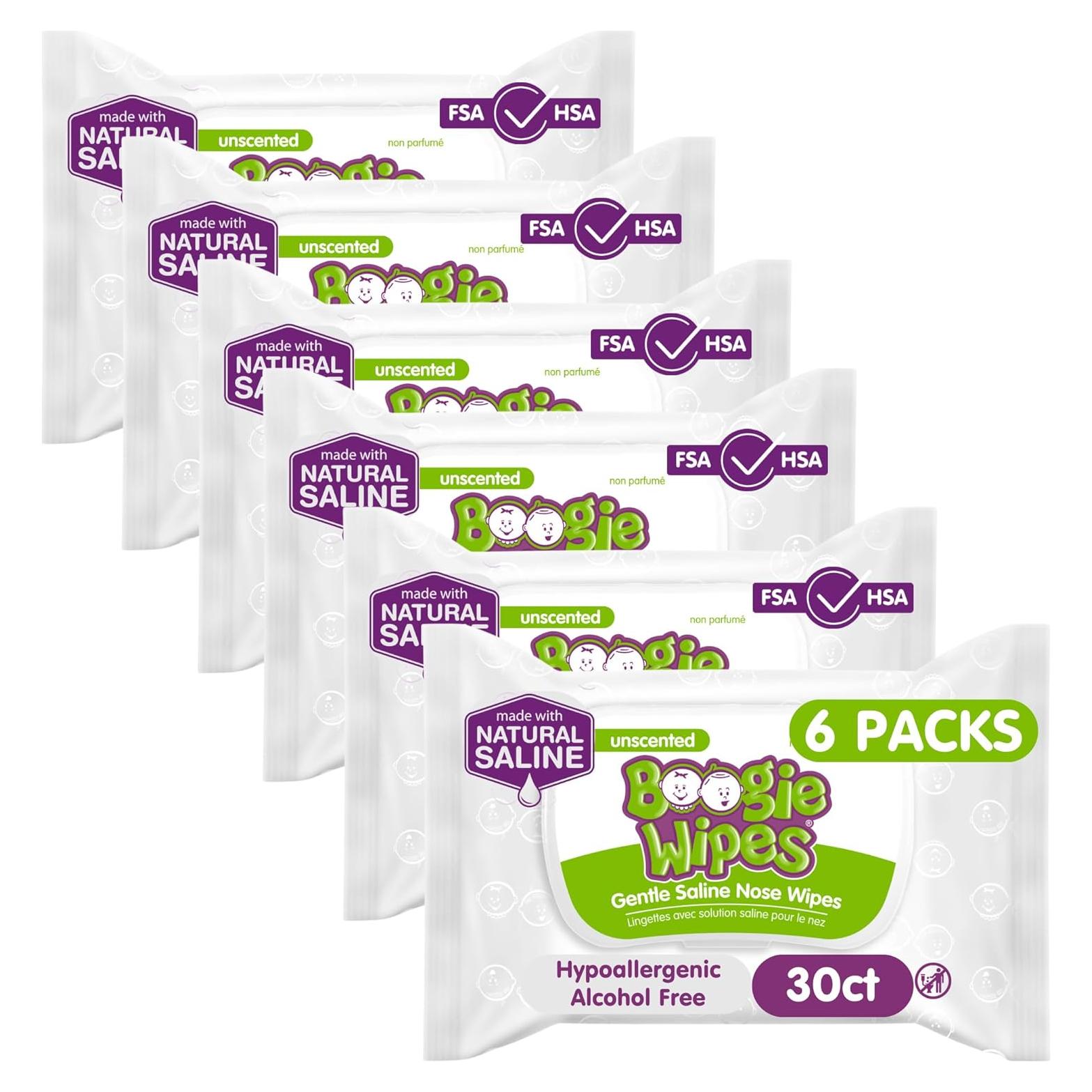 Toallitas Húmedas Sin Fragancia Boogie Wipes 180 Unidades