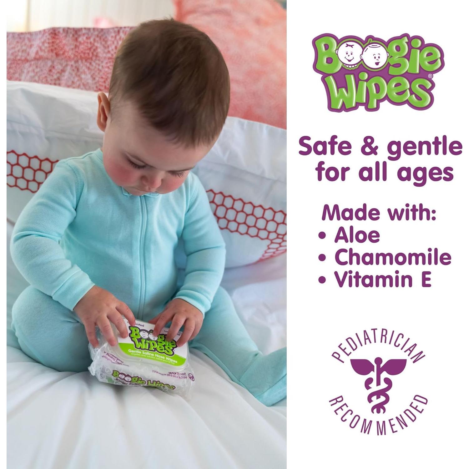 Toallitas Húmedas Sin Fragancia Boogie Wipes 180 Unidades