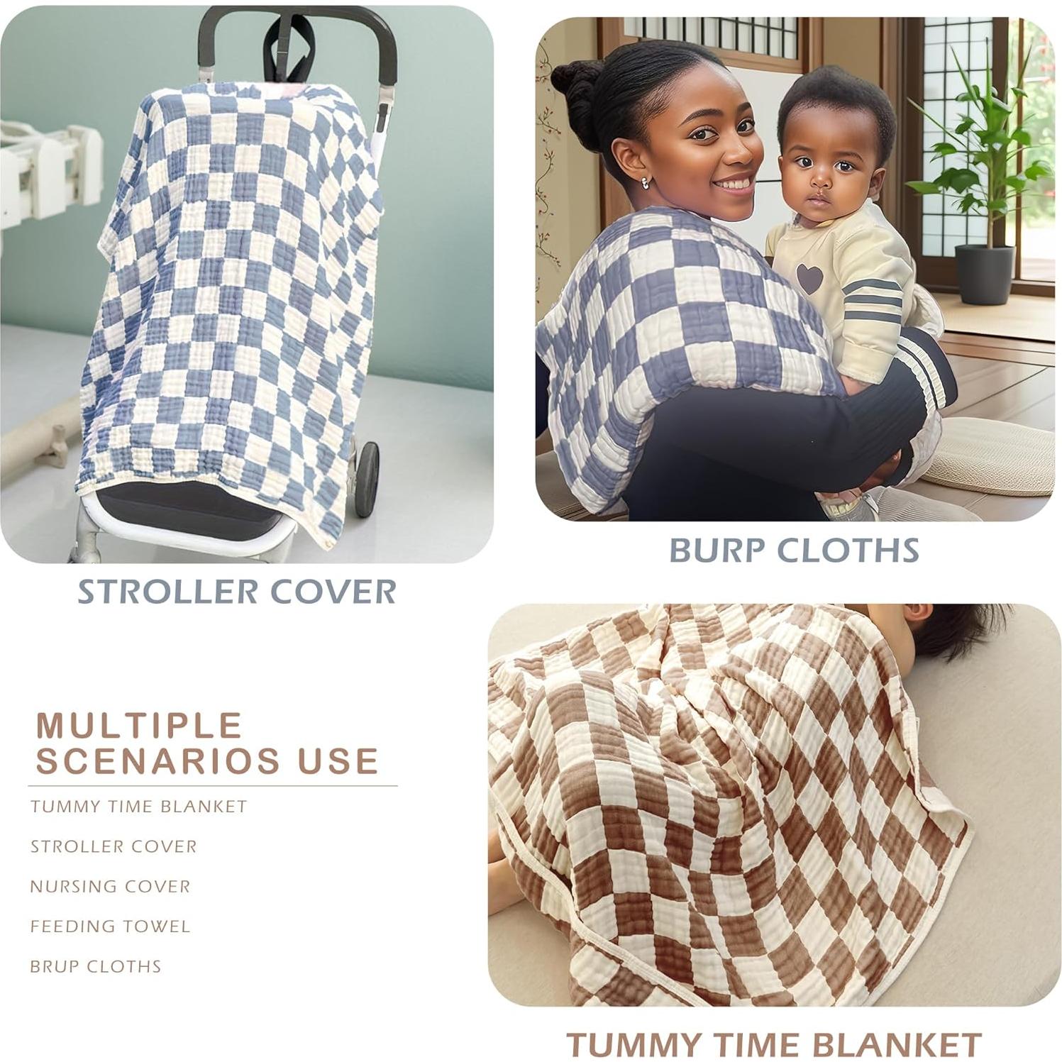 Toallas de Muselina con Capucha Brnabiou 81x81 cm 2 Unidades