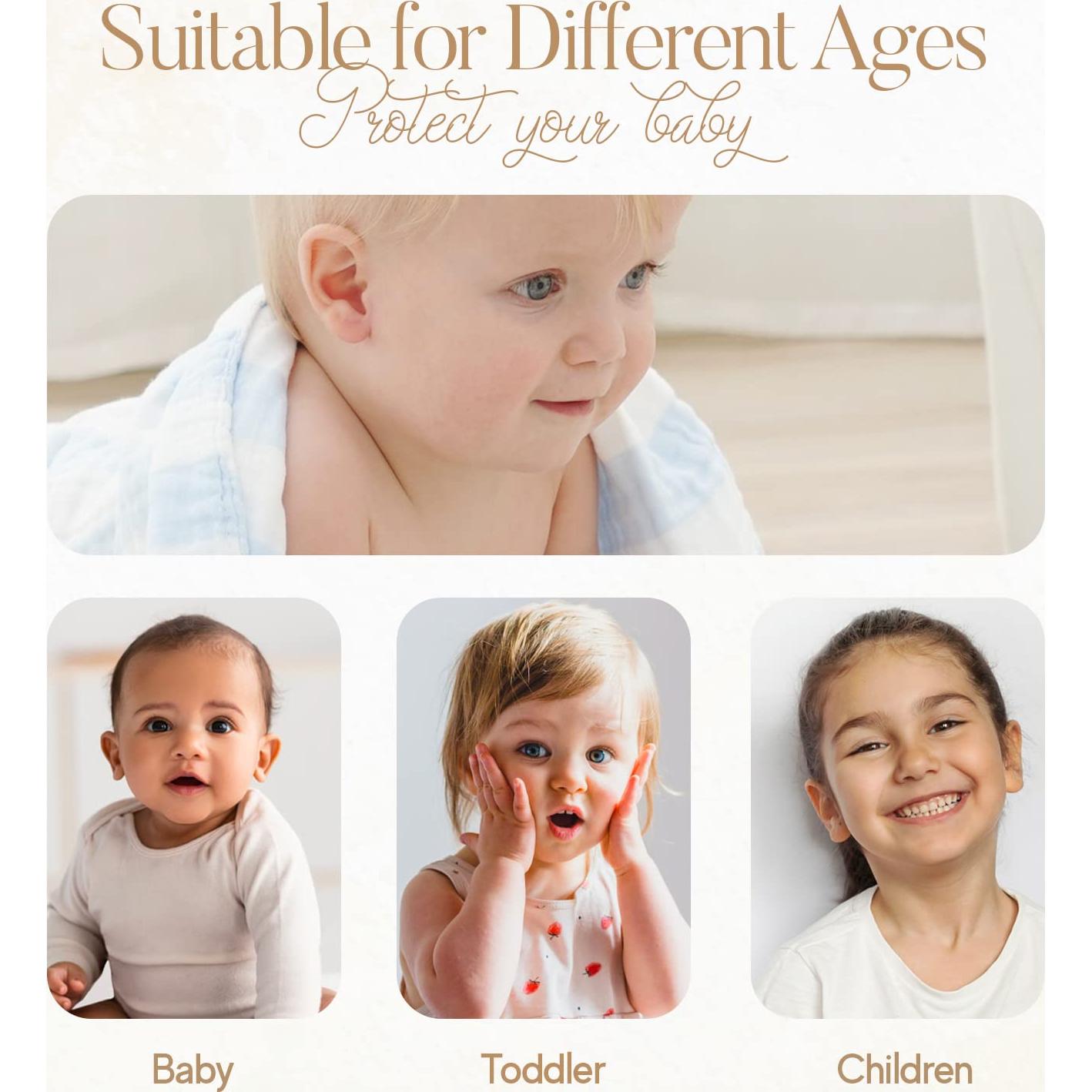 Juego de Toallas de Baño Muselina HardNok 100% Algodón 6 Capas