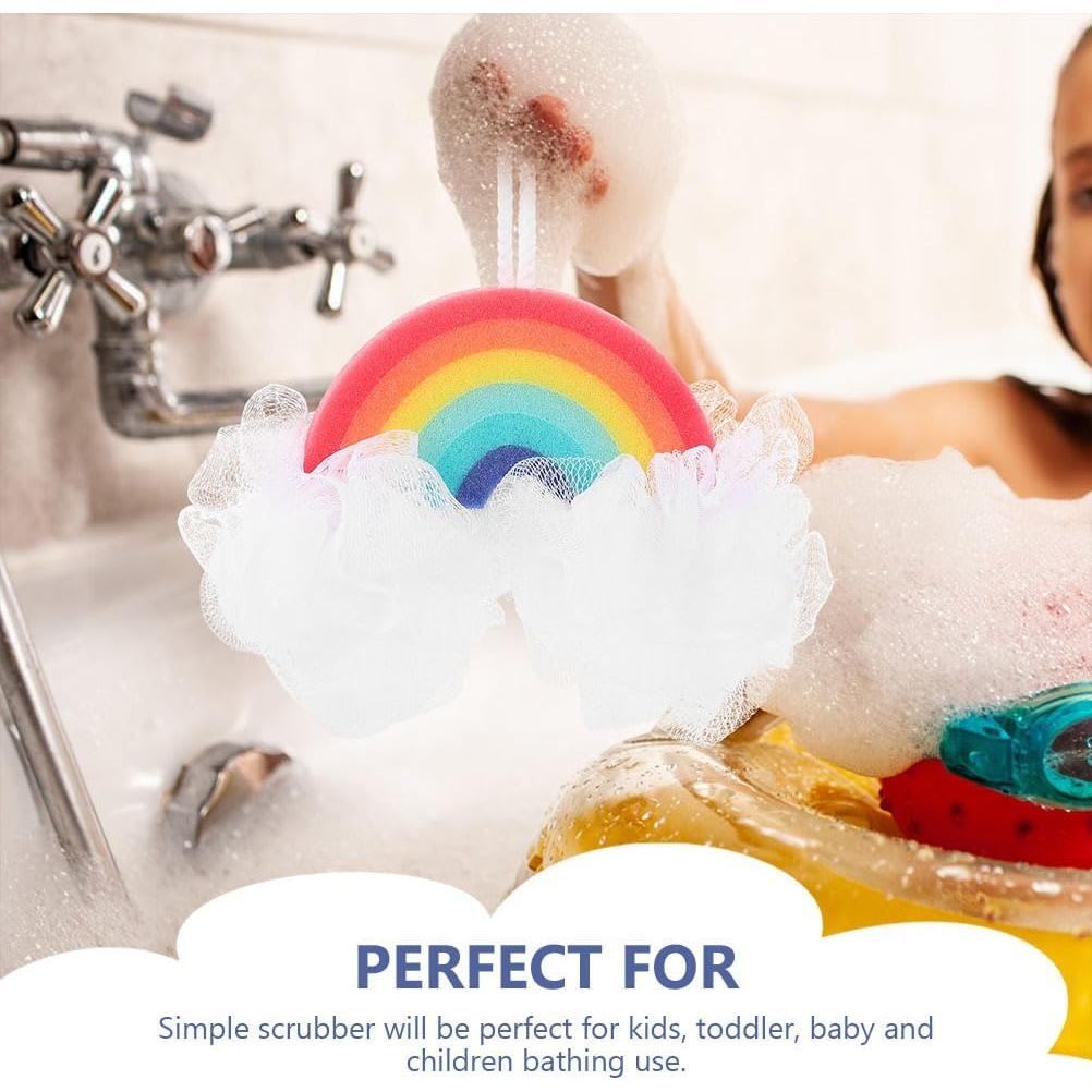 Esponja de Baño Exfoliante FRCOLOR Arcoíris para Niños