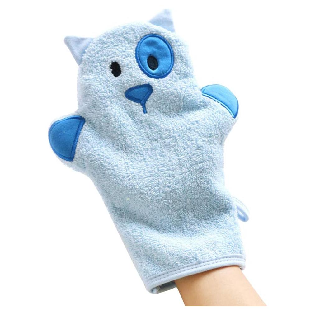 Guante de Baño Topwon para Bebés - Exfoliación Suave Perrito