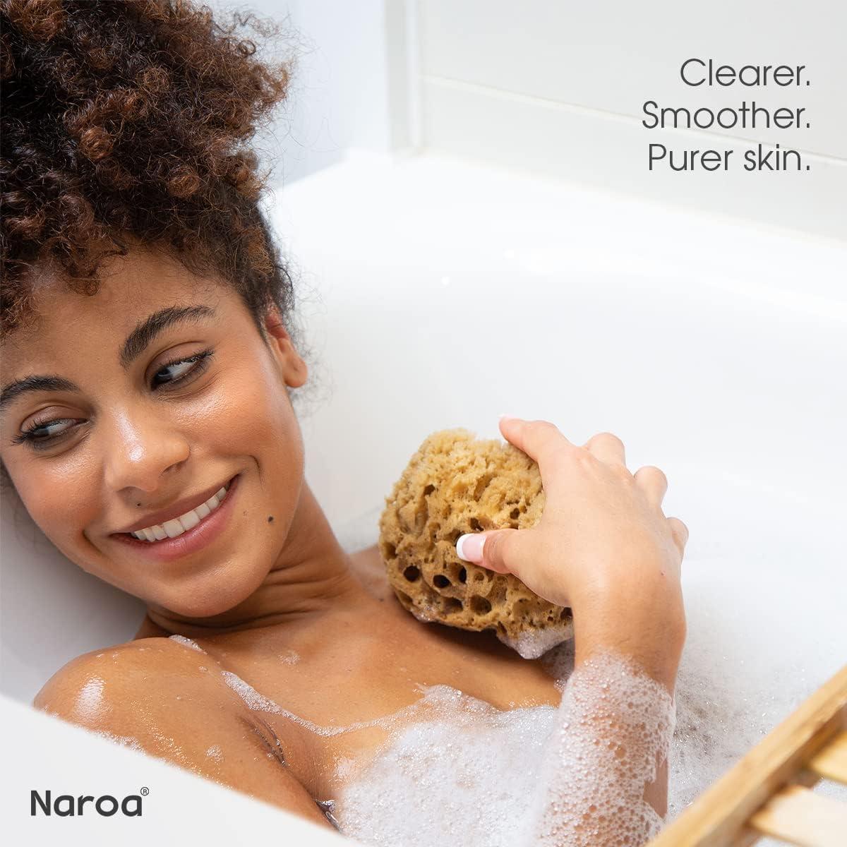 Esponja de Ducha Natural Naroa Grande Exfoliante Sin Plástico