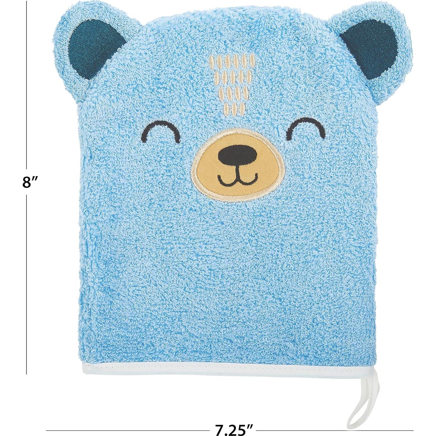 Mitón de Baño C.R. Gibson Osito Bonito 100% Algodón Unisex