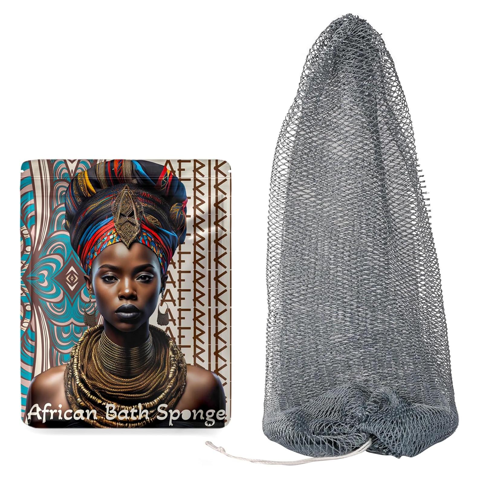 Esponja Exfoliante Africana AFRIKI 114 cm Pizarra para Ducha