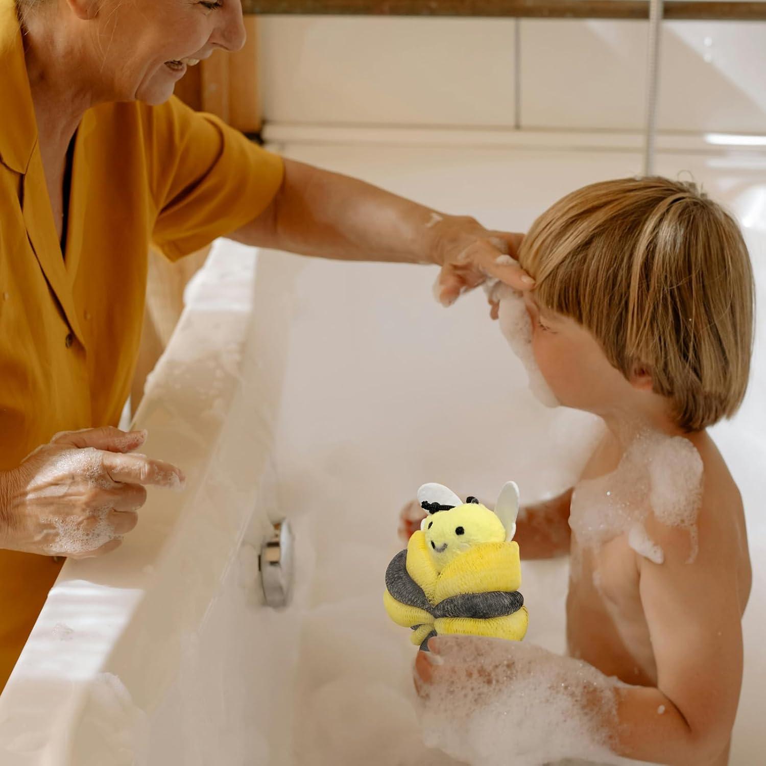 Esponjas de Baño BETITETO 2 Piezas Animales Exfoliantes