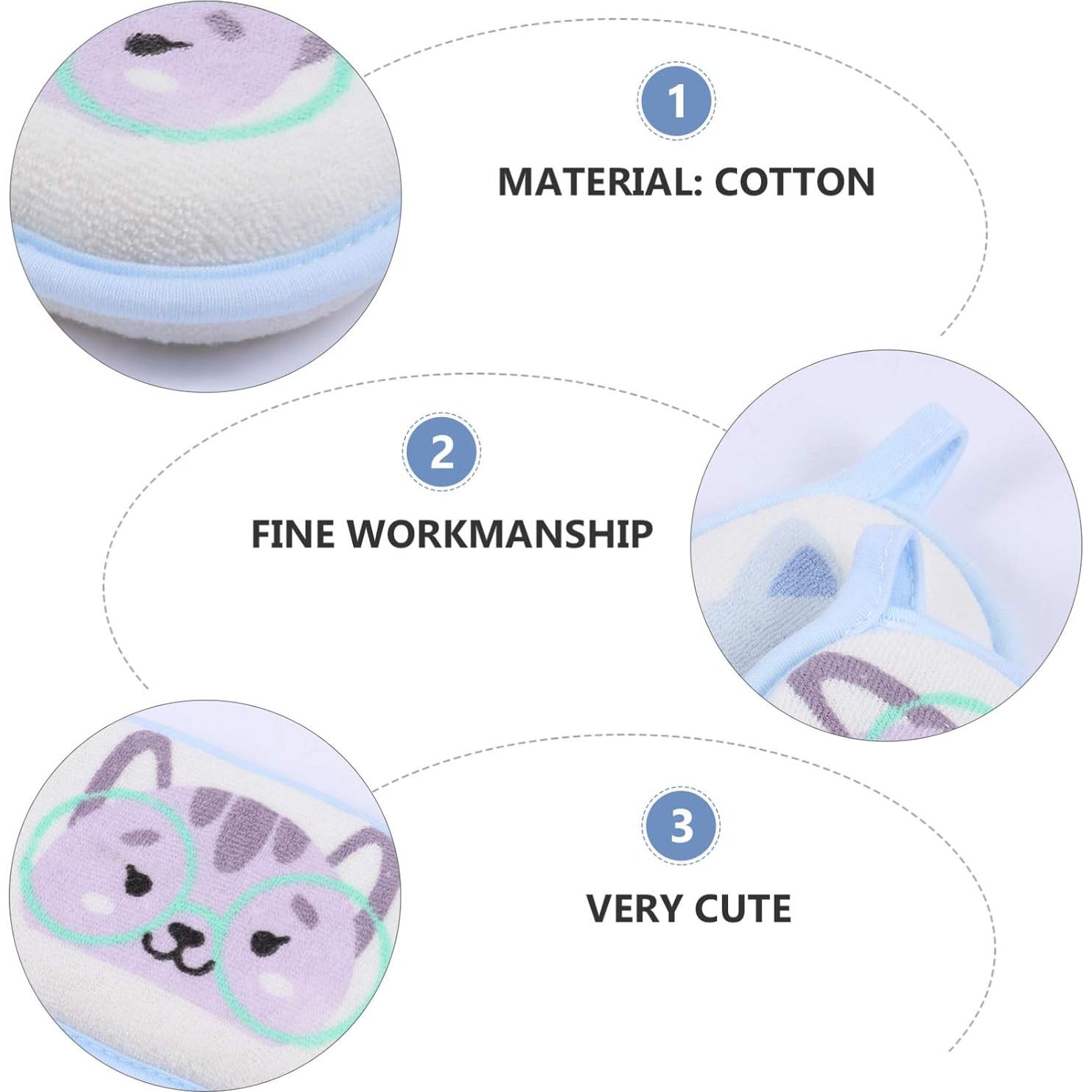 Esponjas de baño para bebés Lurrose 3pcs ultra suaves