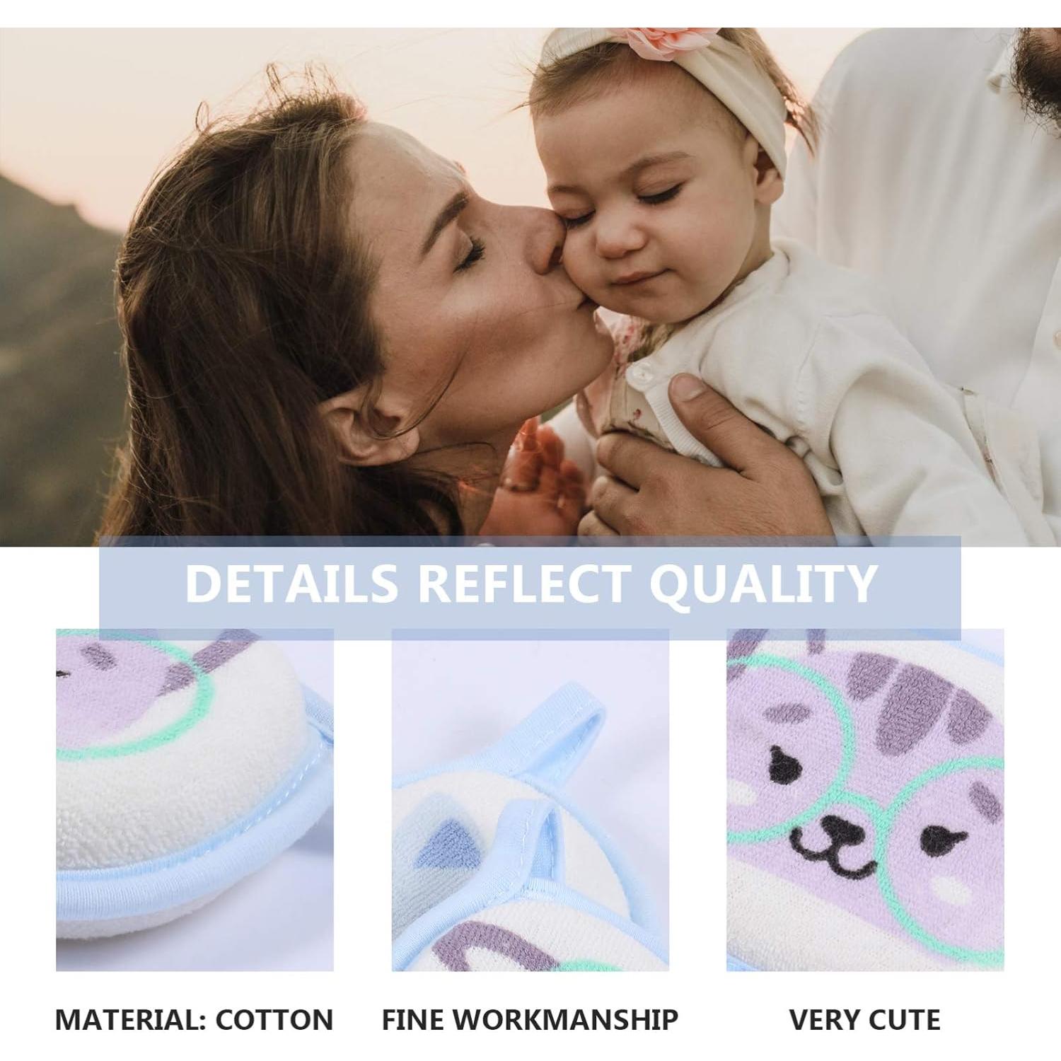 Esponjas de baño para bebés Lurrose 3pcs ultra suaves