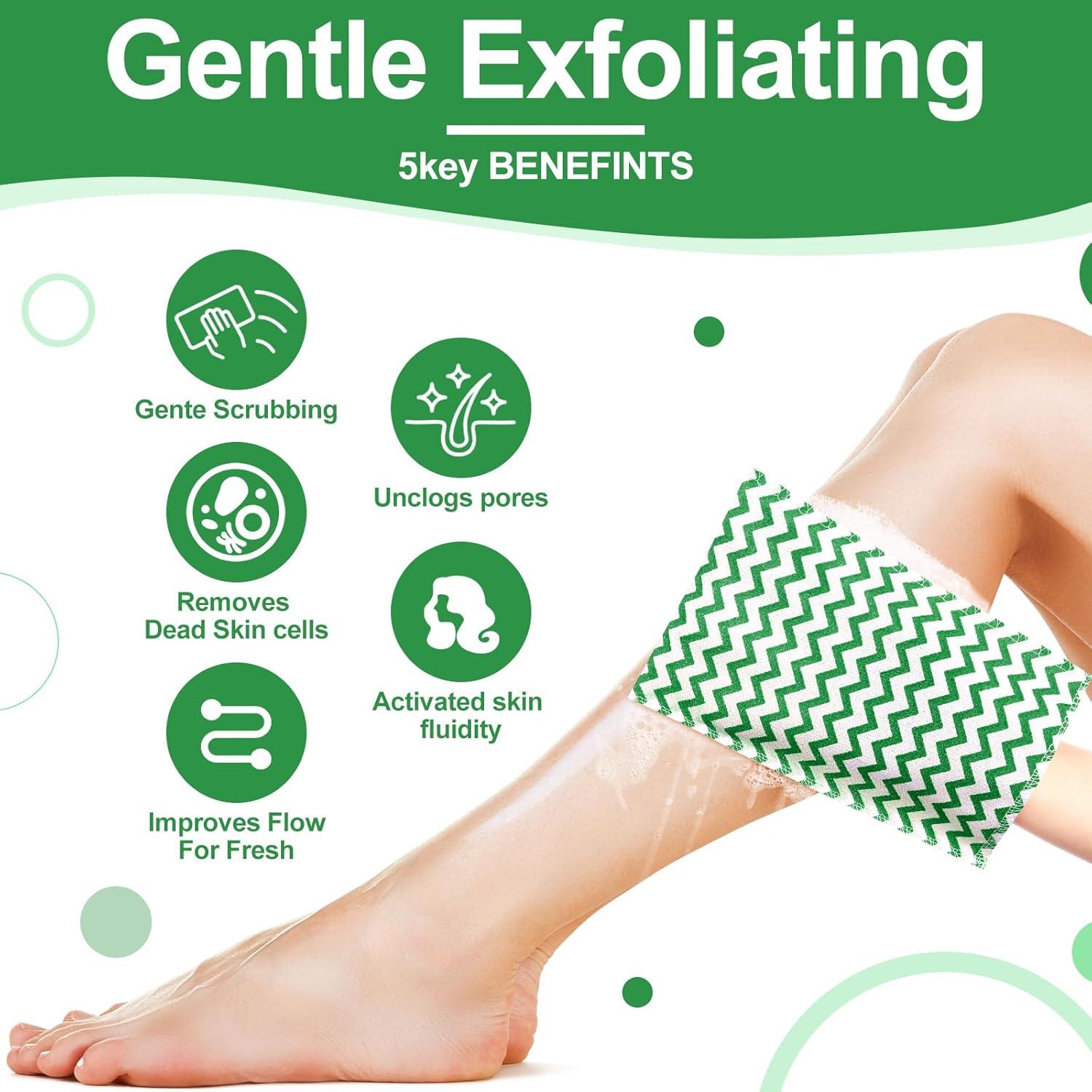 Toalla Exfoliante Coreana Tatuo 12 Piezas Viscosa Suave