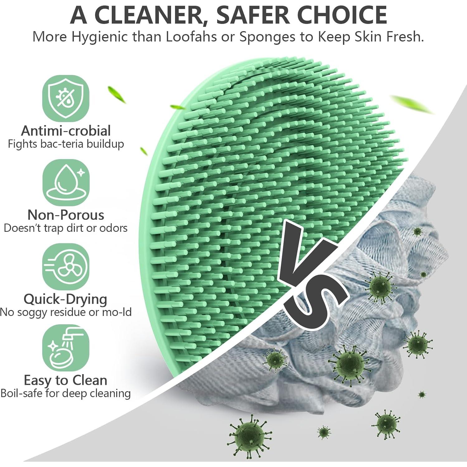 Juego de Exfoliantes Corporales y Faciales de Silicona BEAUTAIL