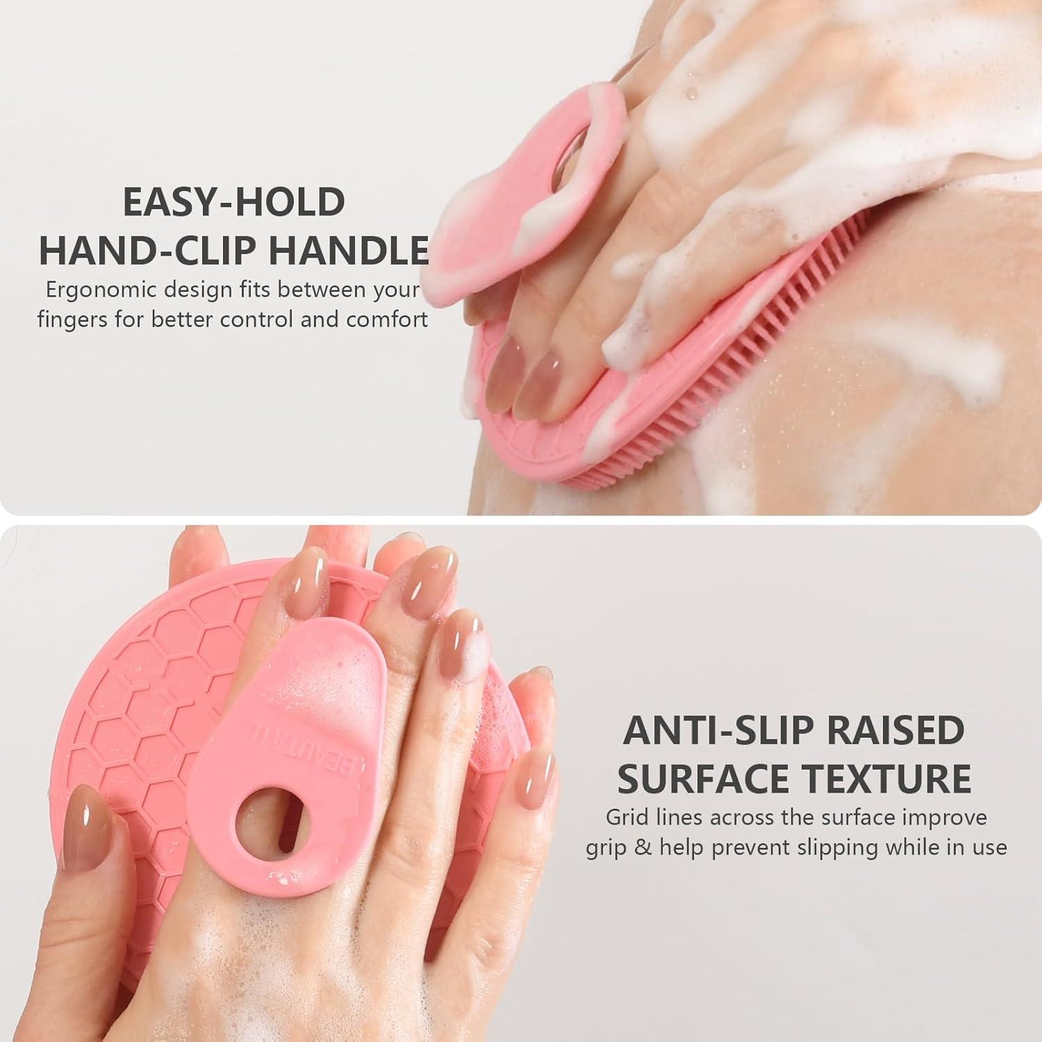 Juego de Exfoliantes Corporales y Faciales de Silicona BEAUTAIL