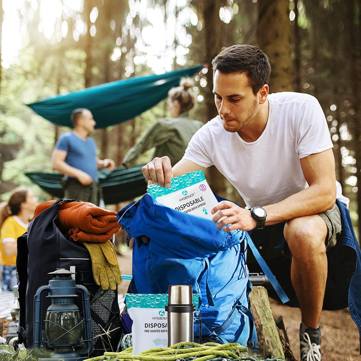 Esponjas de Baño Sin Enjuague Hygienjoy - 25 Unidades
