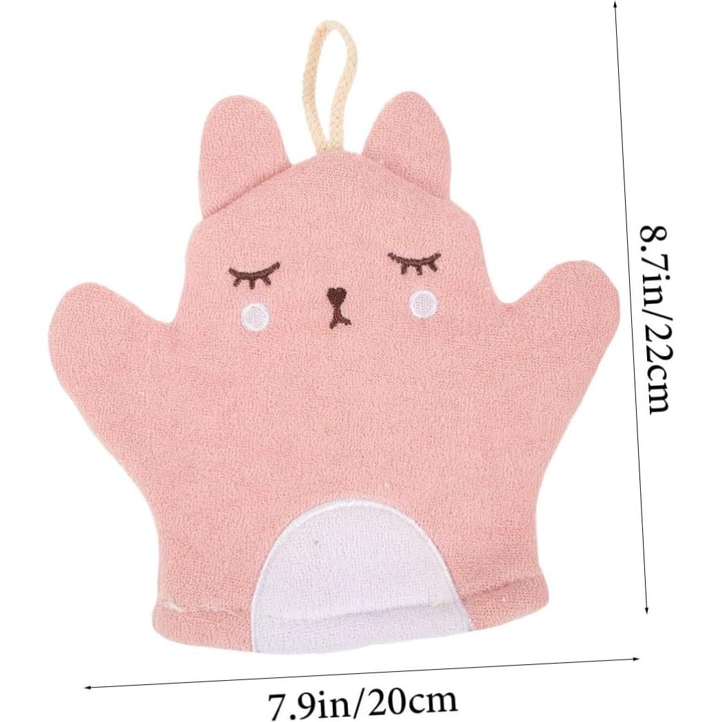 Guantes Exfoliantes GLEAVI 3 Piezas para Ducha Suaves 22x20cm