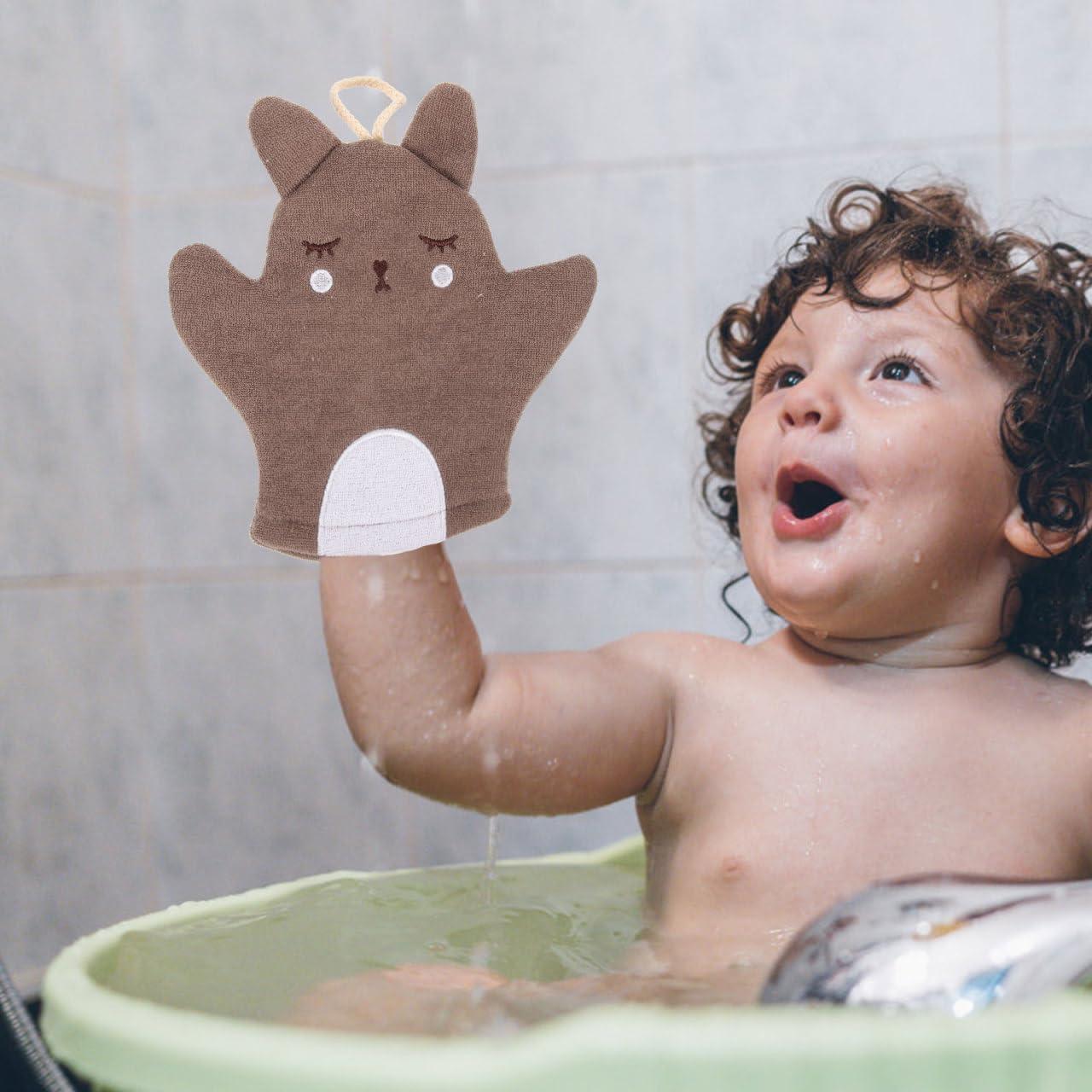 Guantes Exfoliantes GLEAVI 3 Piezas para Ducha Suaves 22x20cm