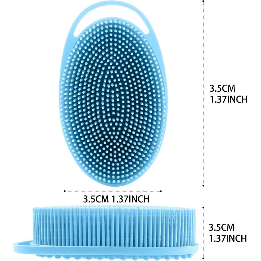 Set de 3 Exfoliantes de Cuerpo de Silicona WRNZL 13.5x7.6cm