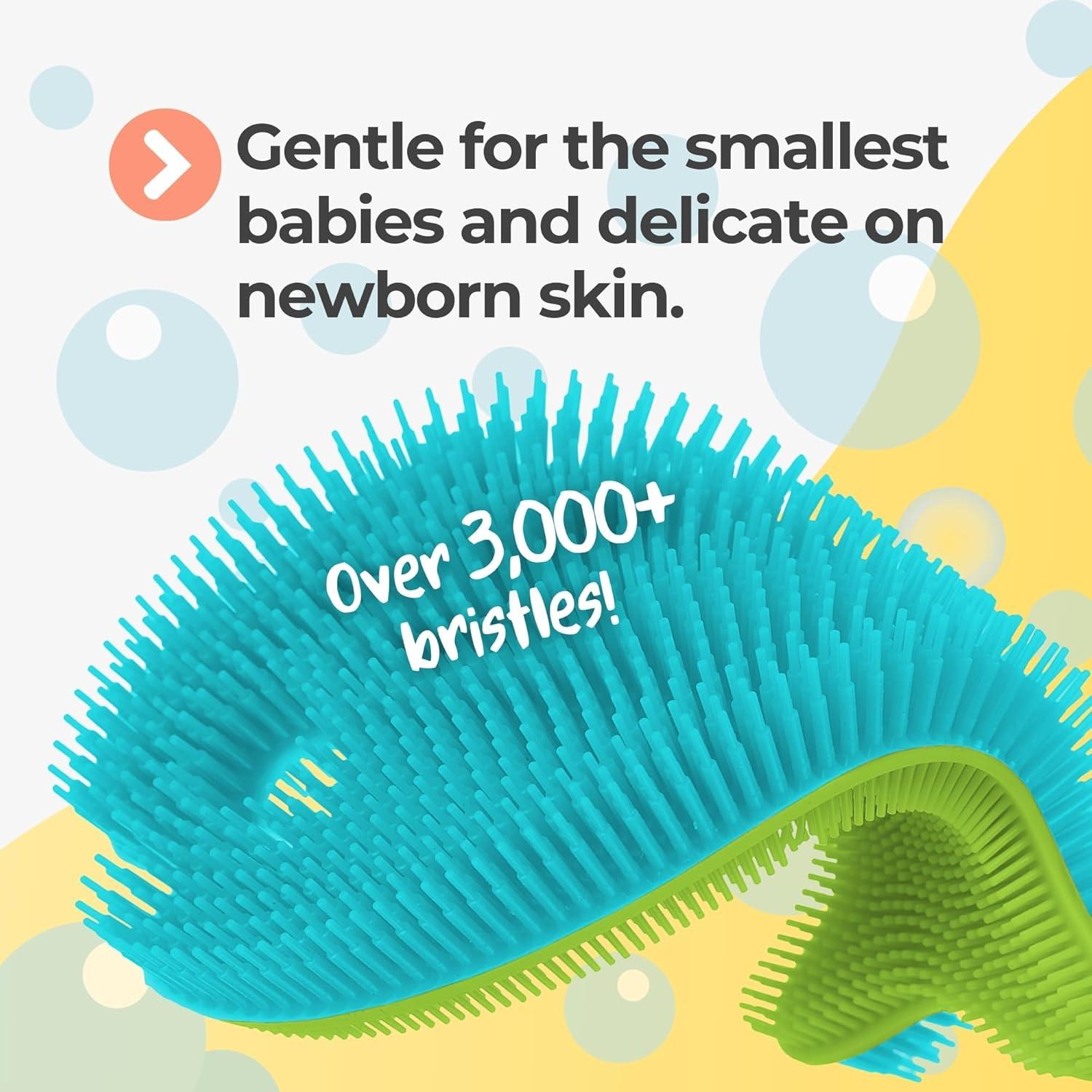 Exfoliante de Baño Silicona Innobaby Pez Aqua 14x7.6 cm