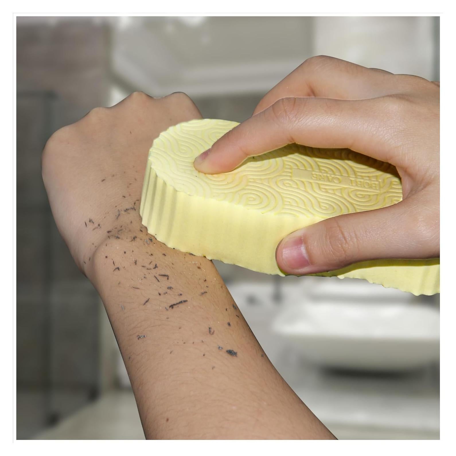 Esponja de Baño Exfoliante BOBI CARE 2 Piezas Suave 3D