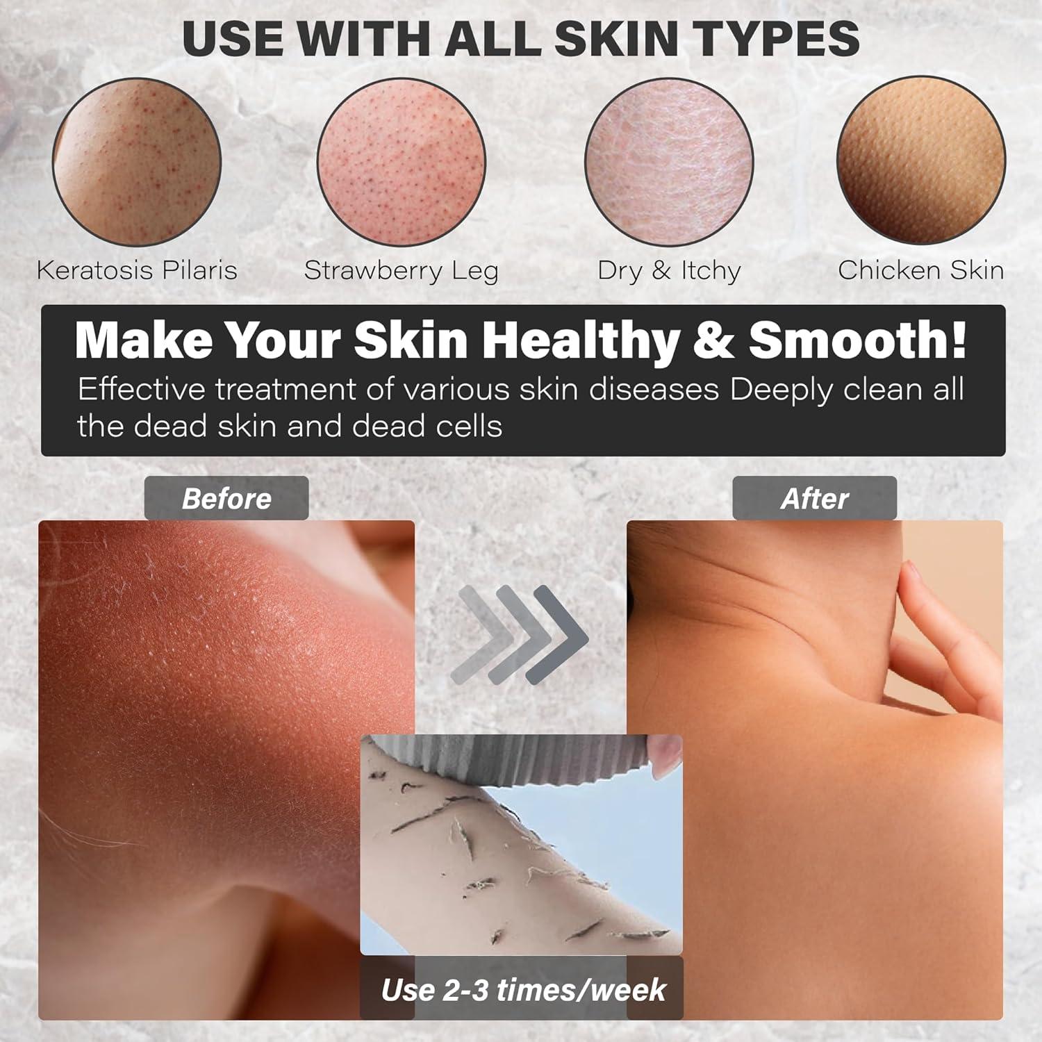 Esponja de Baño Exfoliante BOBI CARE 2 Piezas Suave 3D