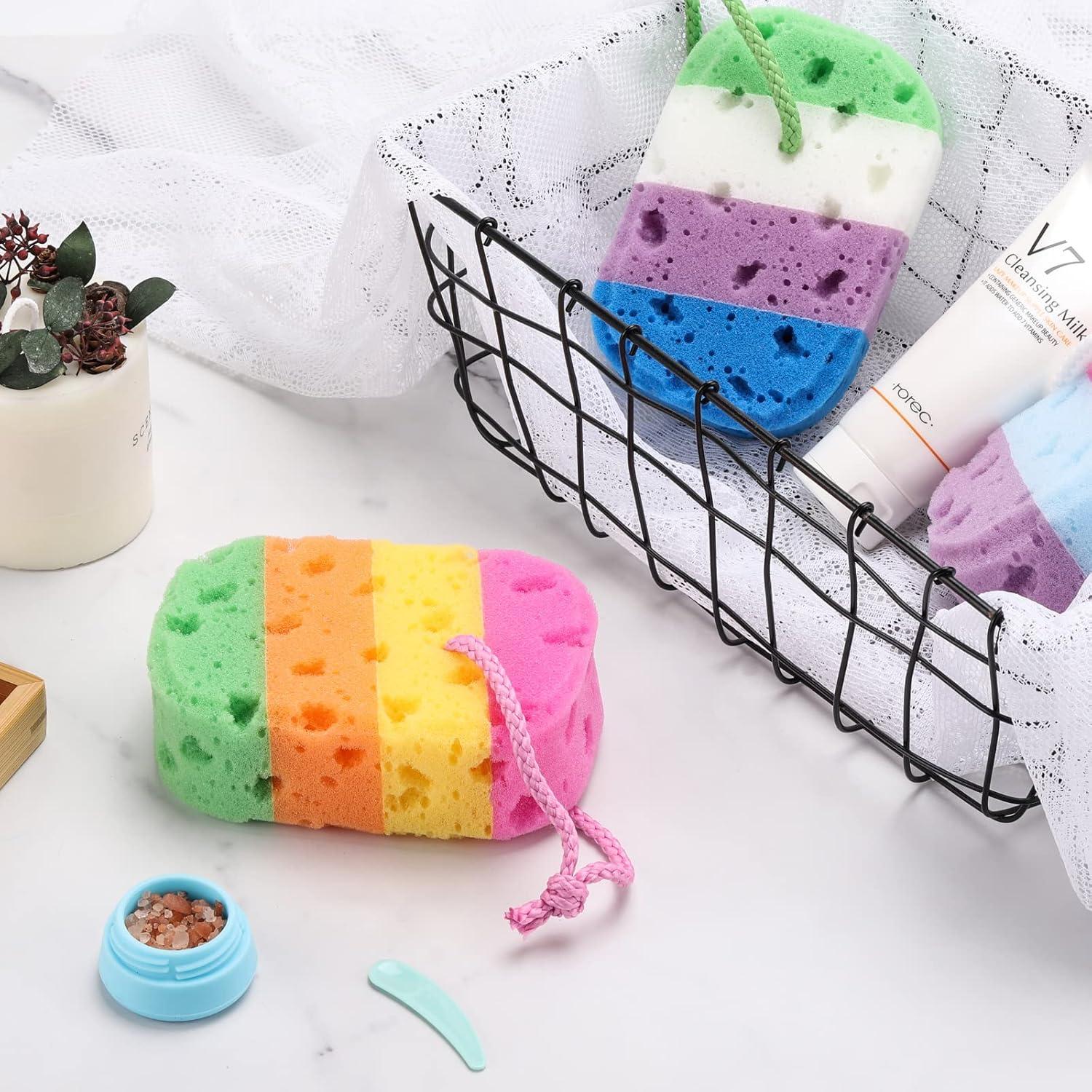 Esponjas Exfoliantes Corporales BTYMS - 3 Piezas Loofah Suave