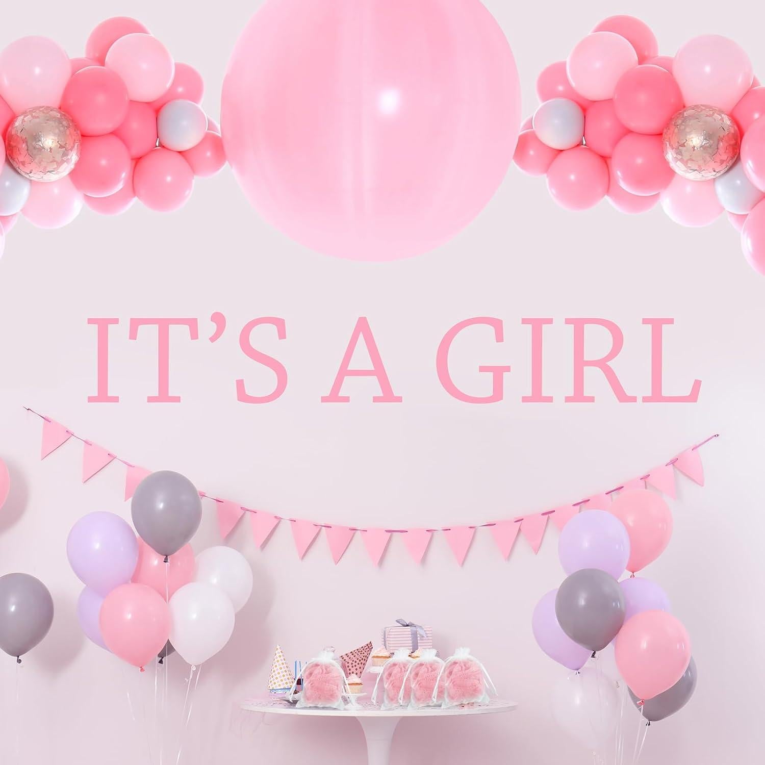 24 Recuerdos Baby Shower Funnymoom con Esponjas Loofah Rosas