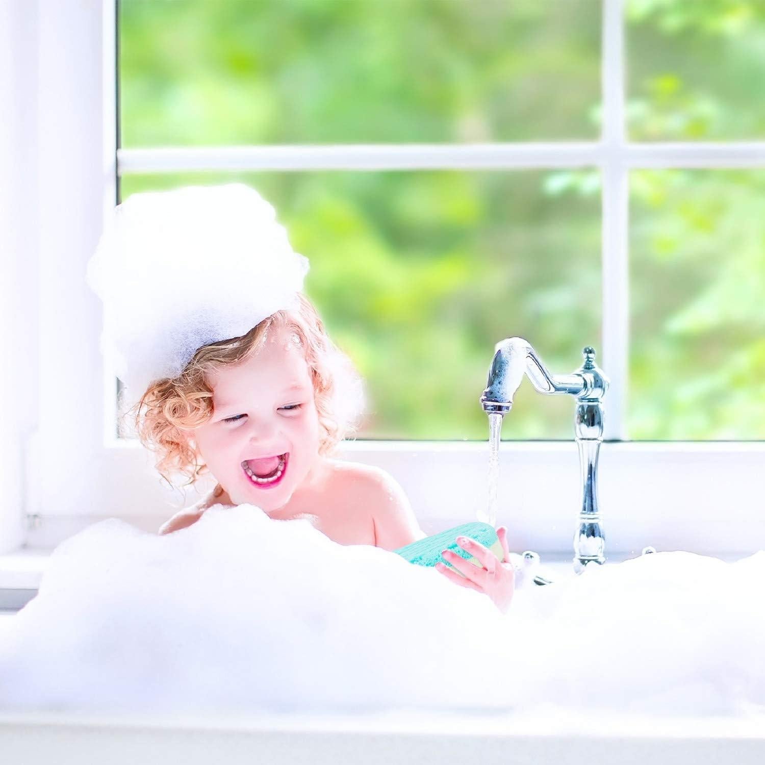 Esponjas de Baño Suaves Boao - 5 Piezas Naturales Exfoliantes