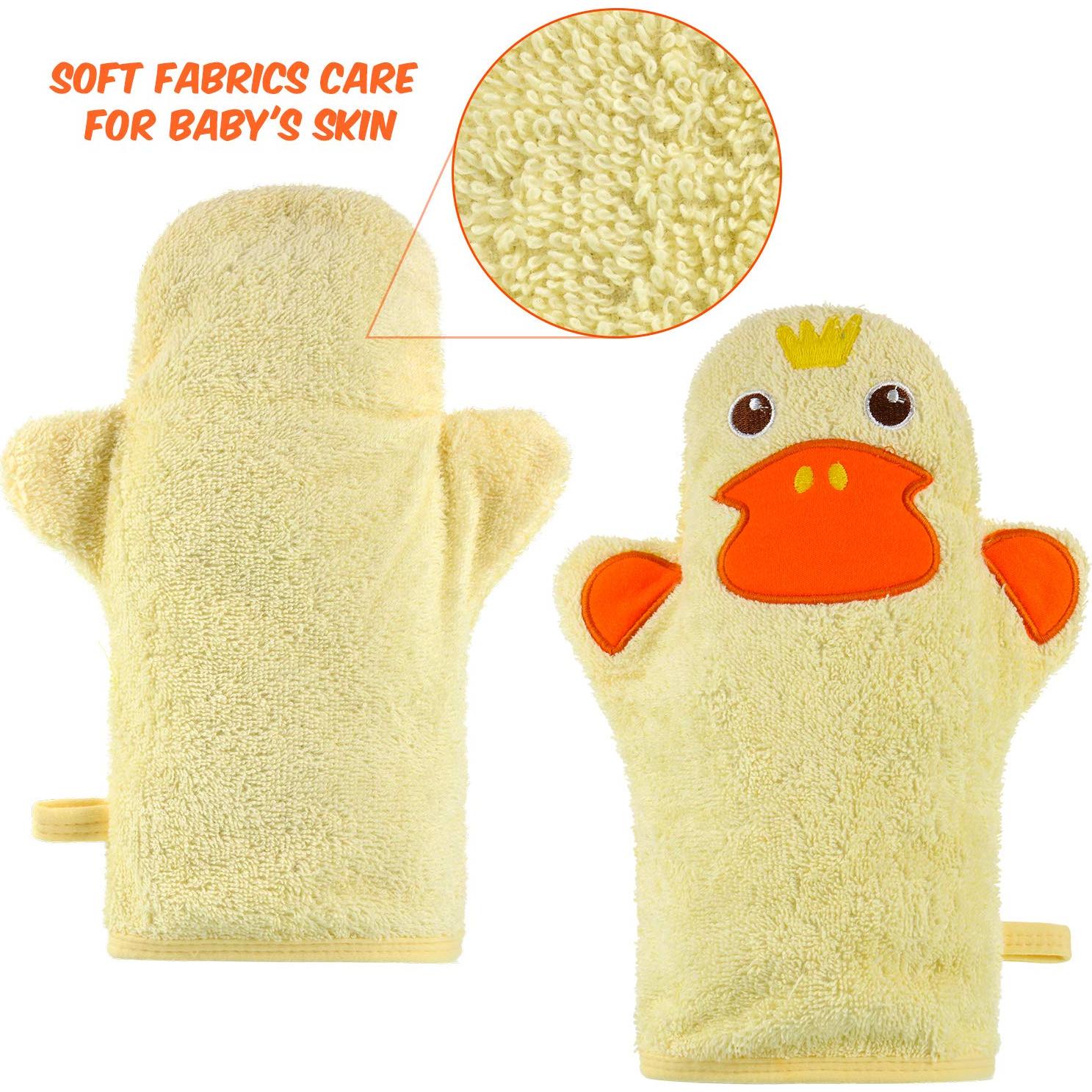 Mitones de Baño para Bebés Shappy - 2 Piezas Animales