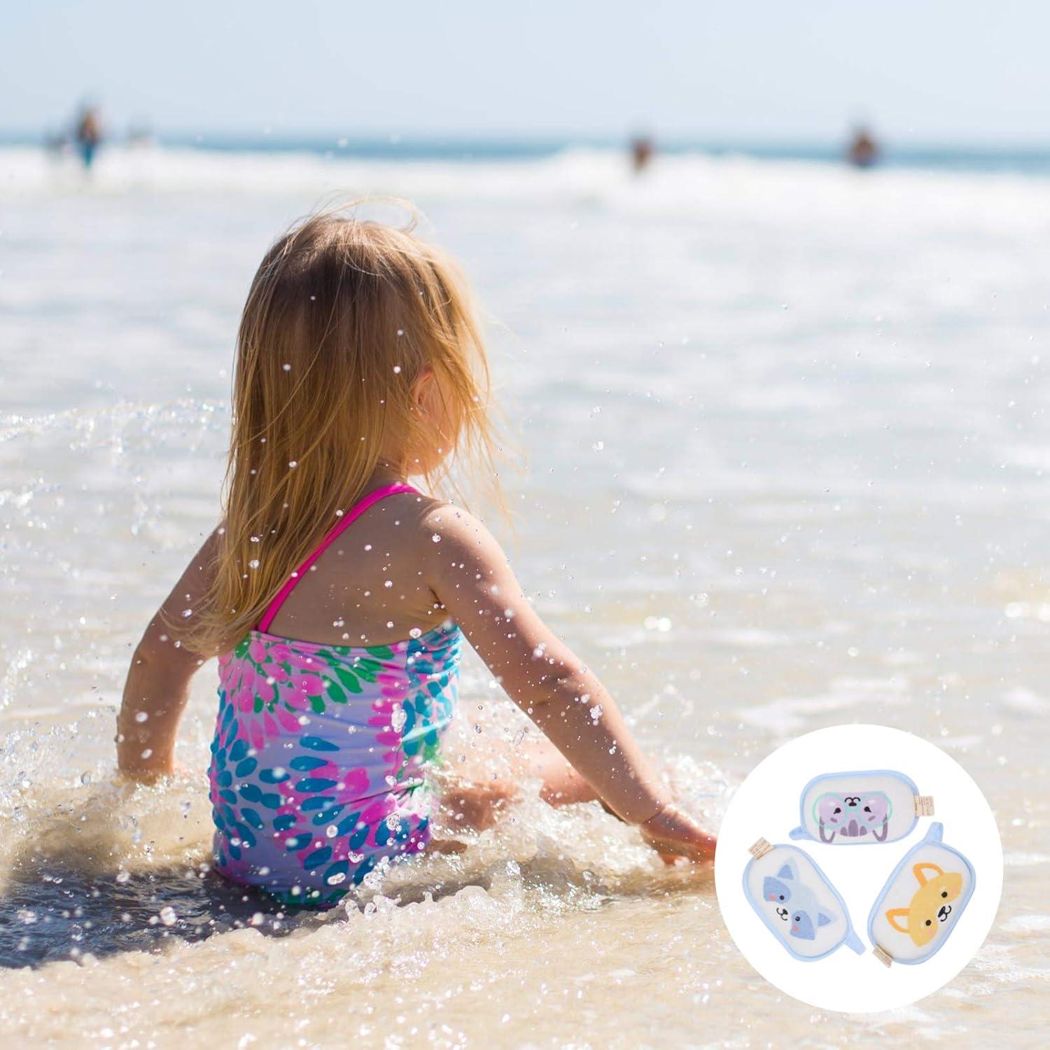 Esponjas de Baño para Bebés FOMIYES 3 Pcs Suaves Algodón