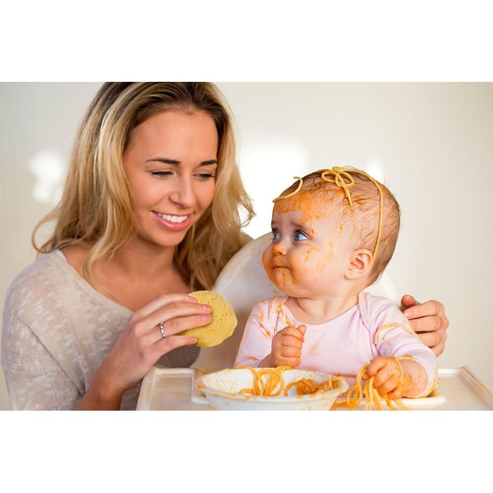 Esponja de Seda Fina Natural para Bebés Contented Infant 10-11cm