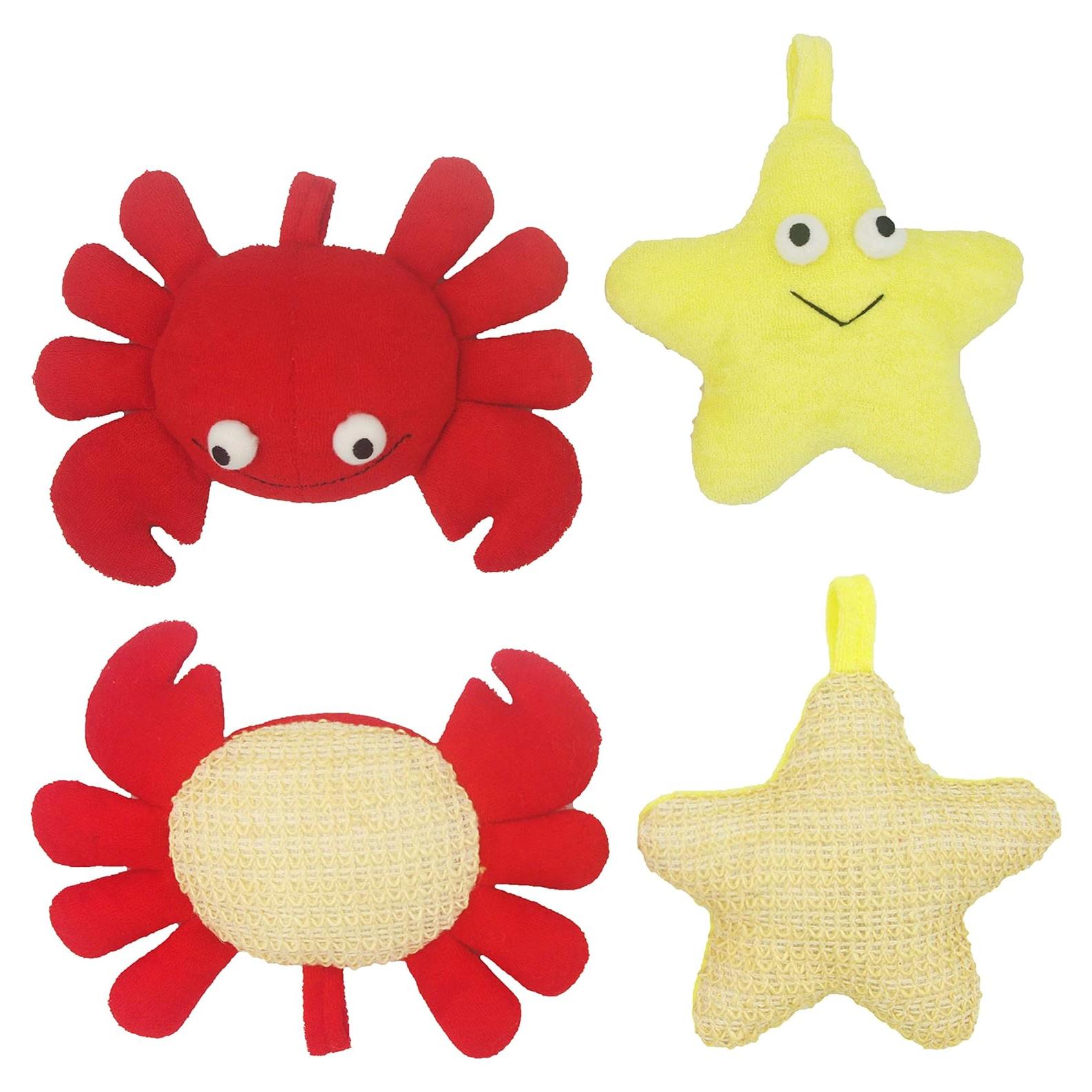 Esponja de Ducha Natural para Niños Bleu Bath - 2 Pack