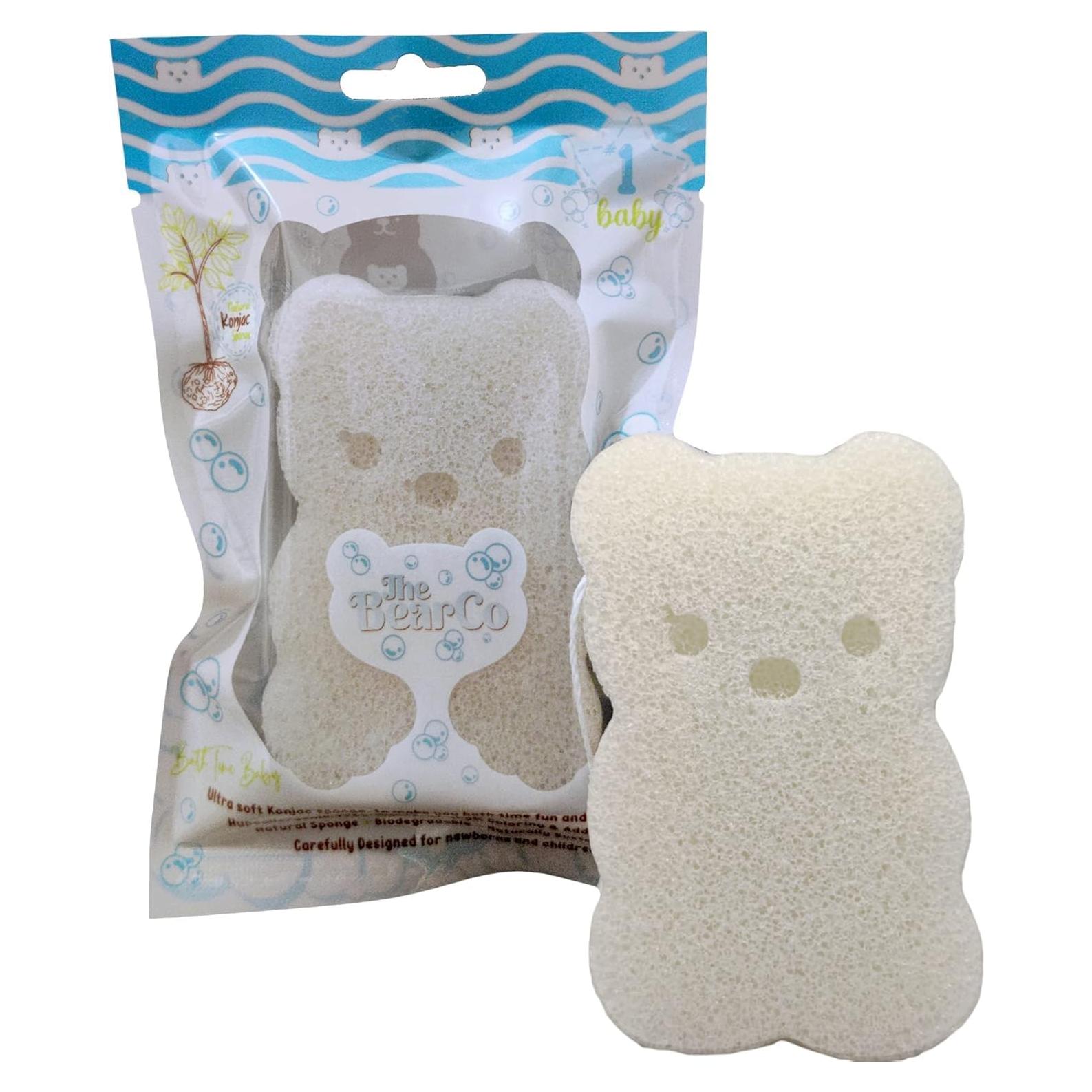 Esponja de Baño para Bebés BearCo 100% Natural Hipoalergénica