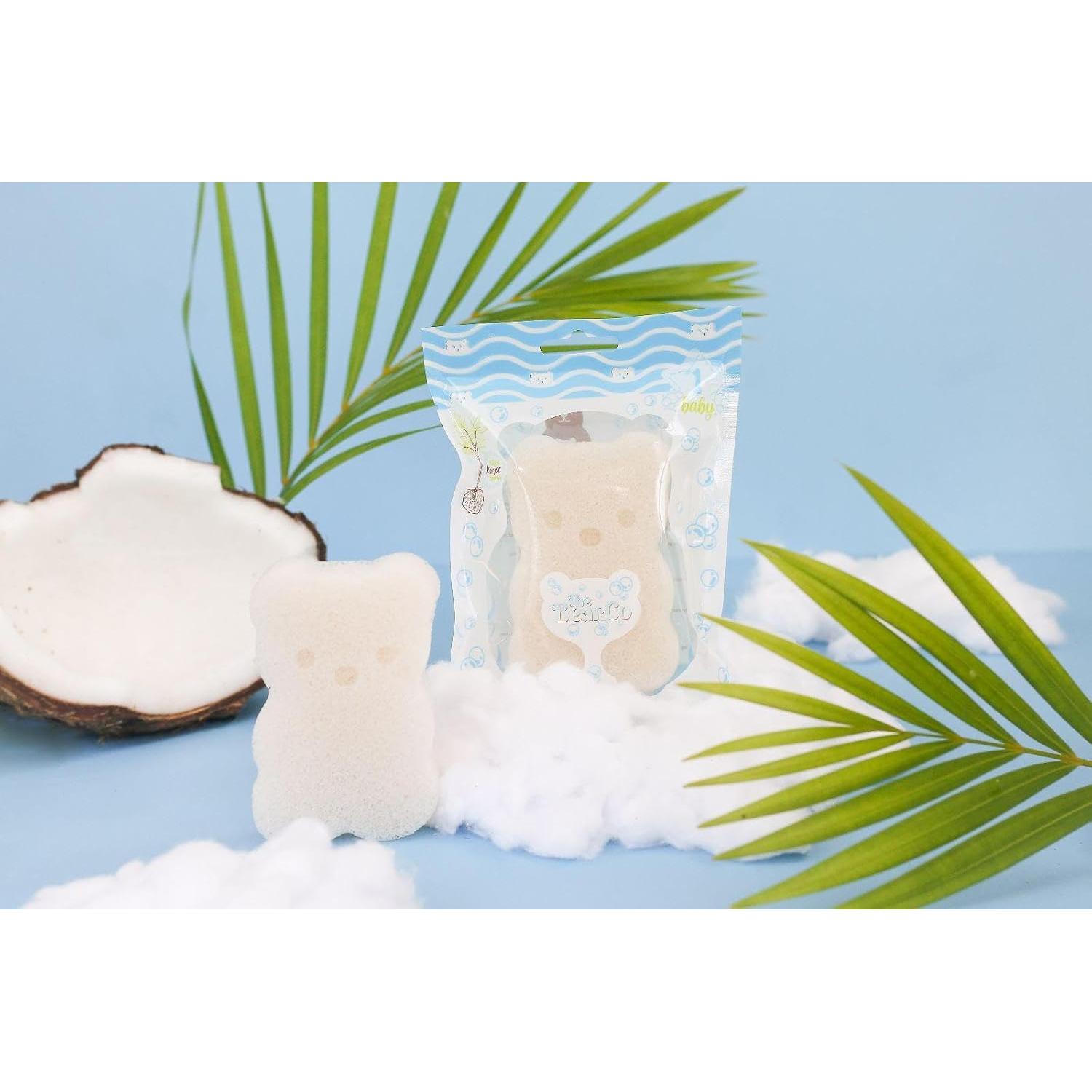 Esponja de Baño para Bebés BearCo 100% Natural Hipoalergénica