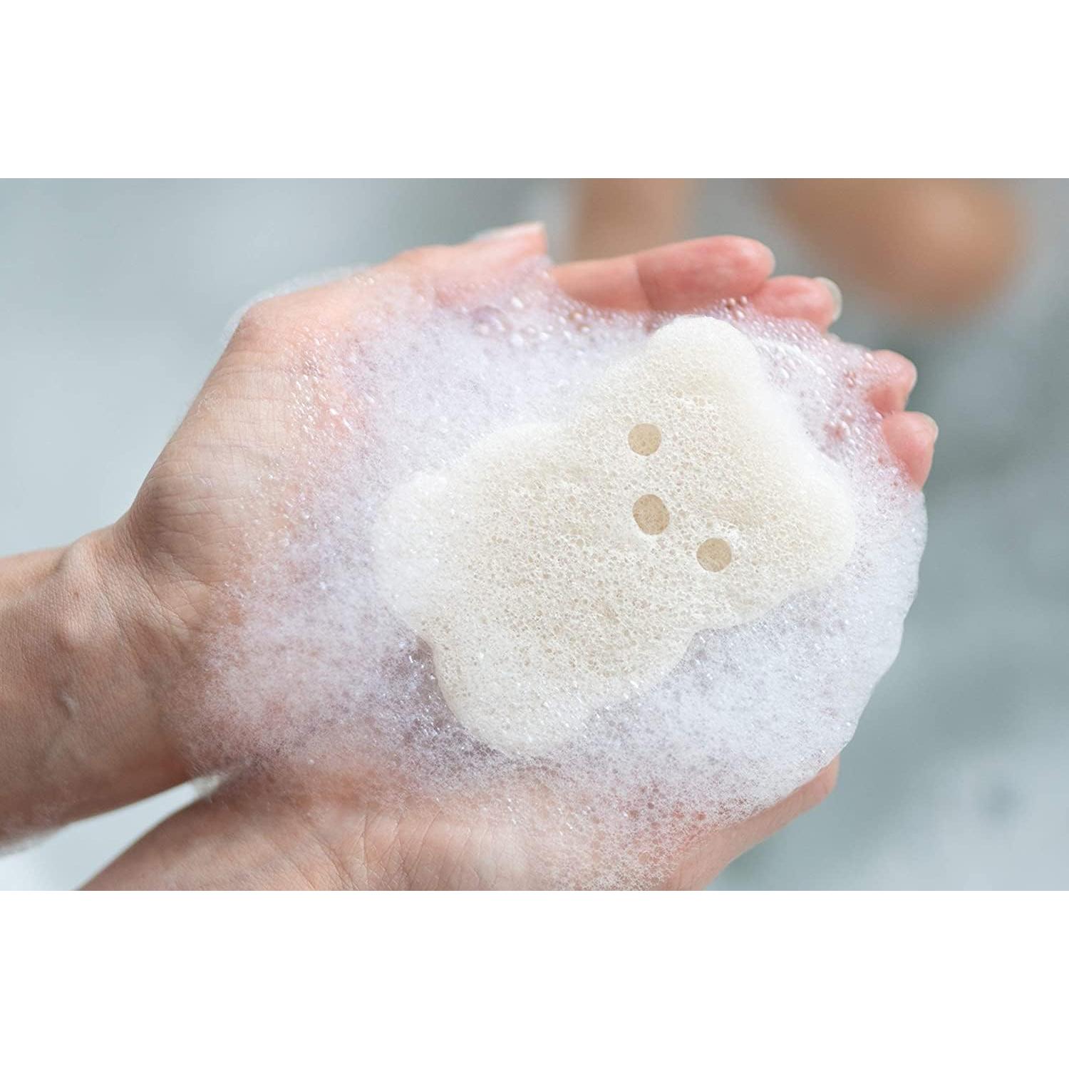 Esponja de Baño para Bebés BearCo 100% Natural Hipoalergénica