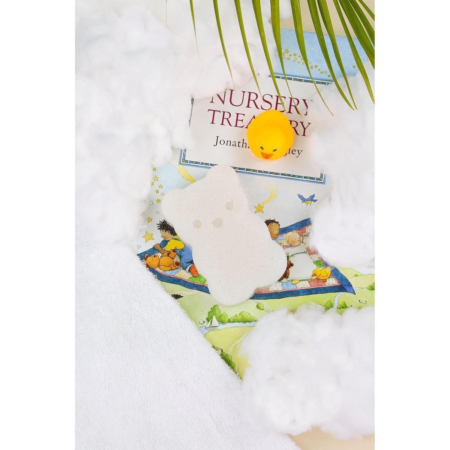 Esponja de Baño para Bebés BearCo 100% Natural Hipoalergénica