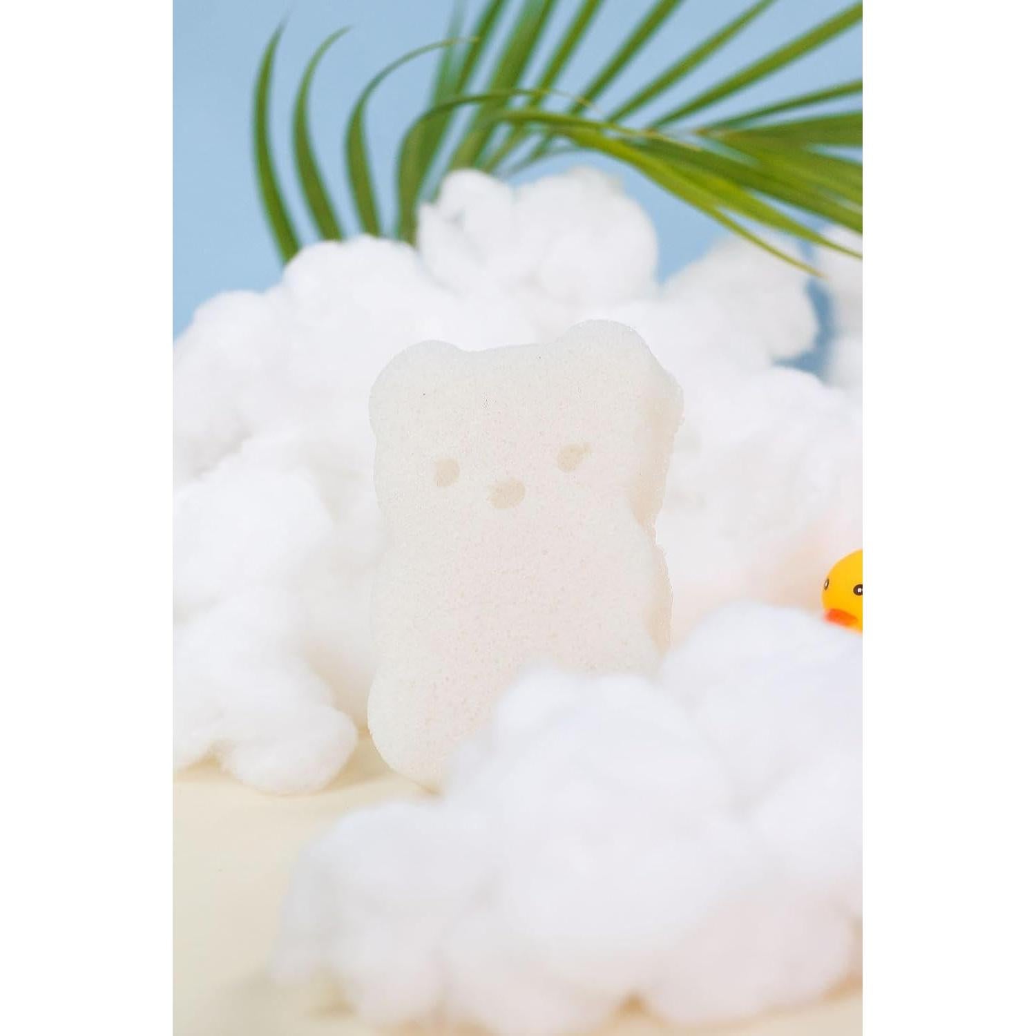 Esponja de Baño para Bebés BearCo 100% Natural Hipoalergénica