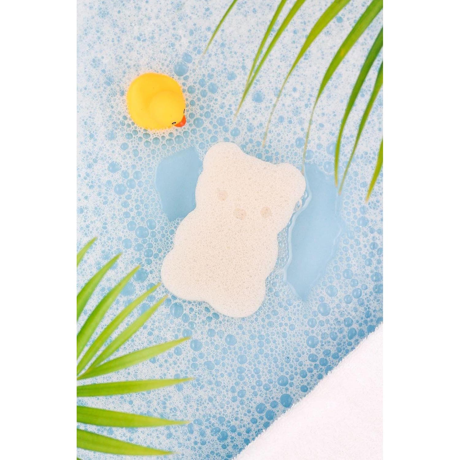 Esponja de Baño para Bebés BearCo 100% Natural Hipoalergénica