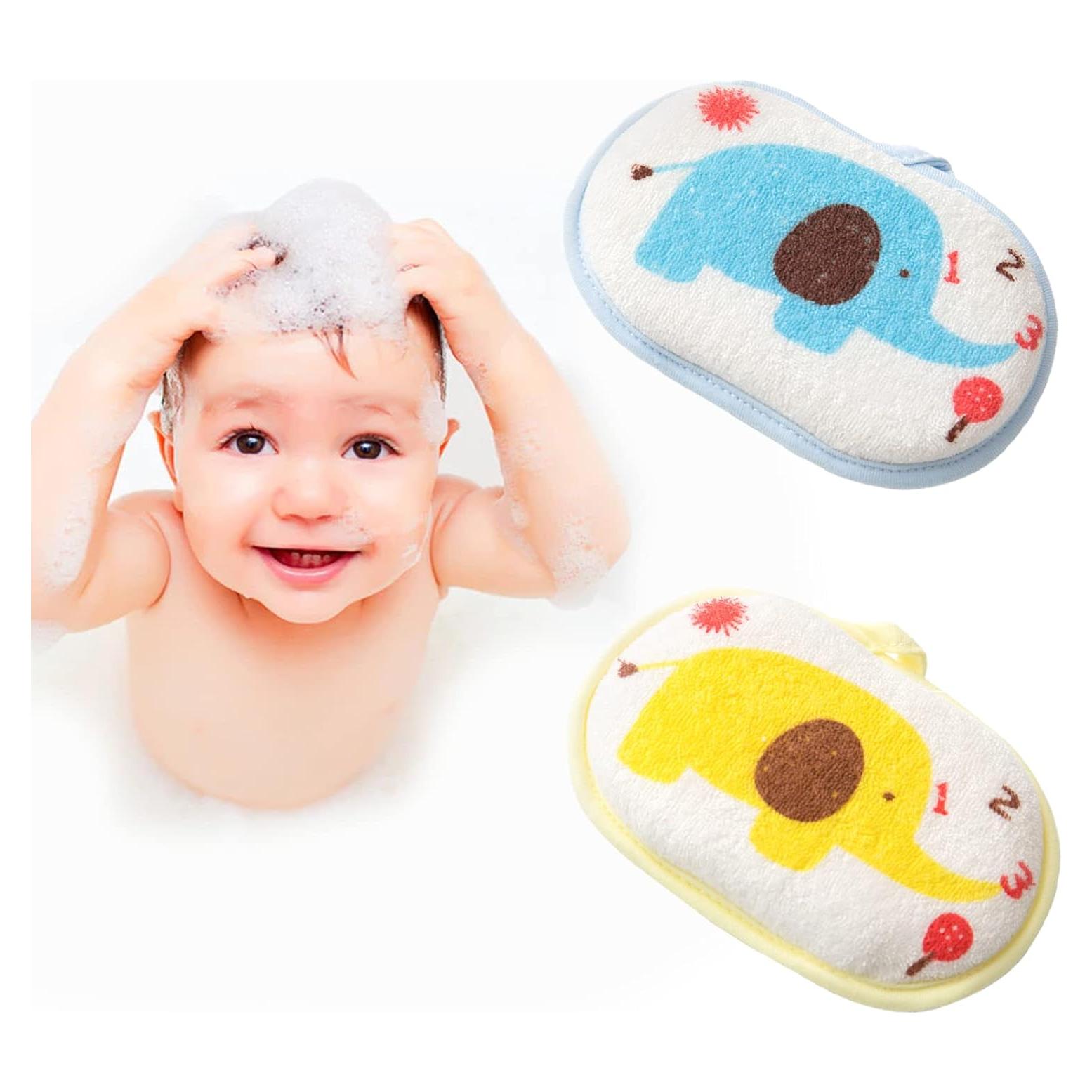 Esponja de Baño para Bebés Hokoad - Paquete de 2 Animales