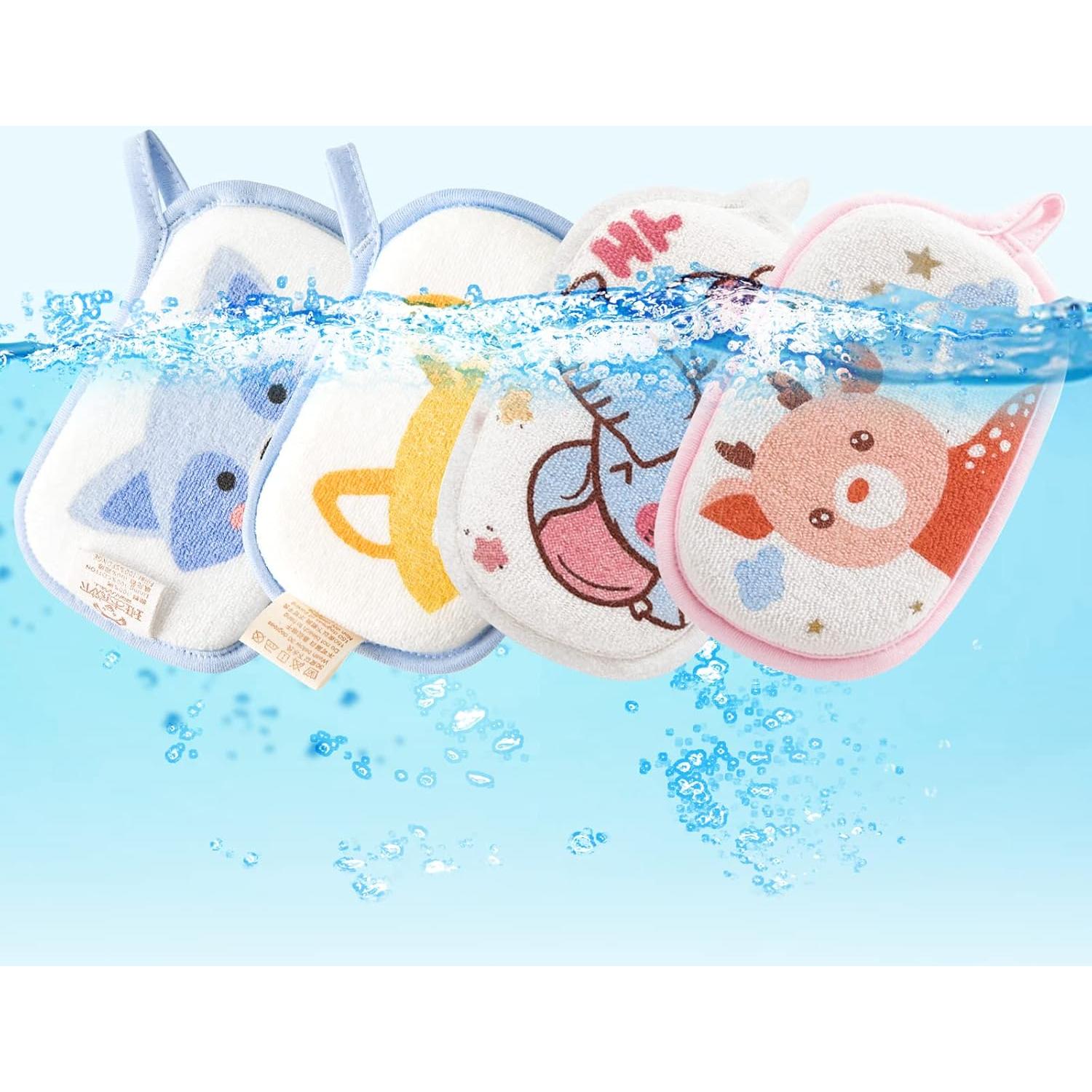 Esponja de Baño para Bebés Hokoad - Paquete de 2 Animales