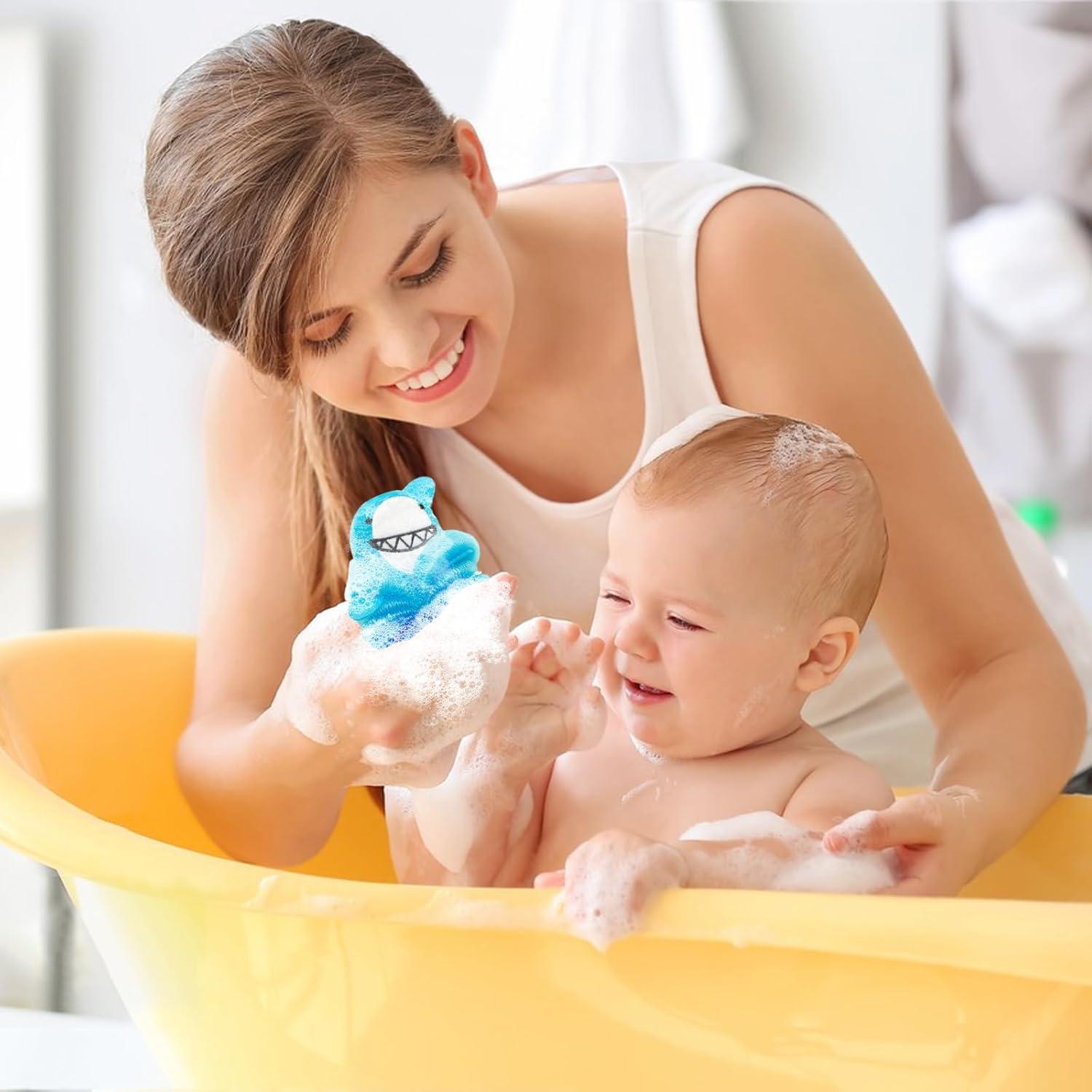 Esponjas de Baño para Niños 2 Pcs KBPNO Diseño Caricatura