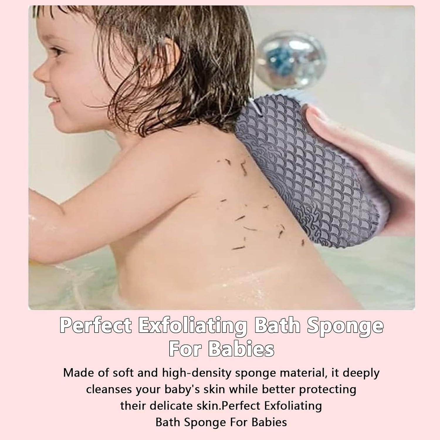 Esponja de Baño Exfoliante Gonetre Suave para Adultos y Niños