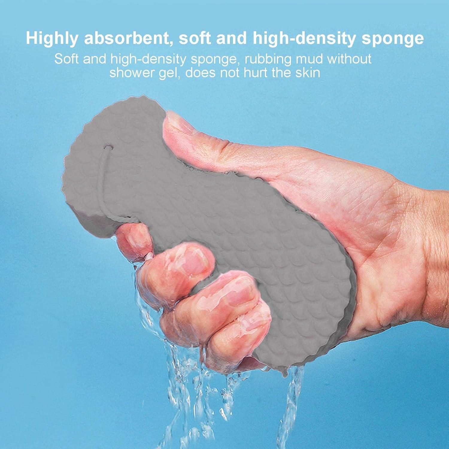 Esponja de Baño Exfoliante Gonetre Suave para Adultos y Niños